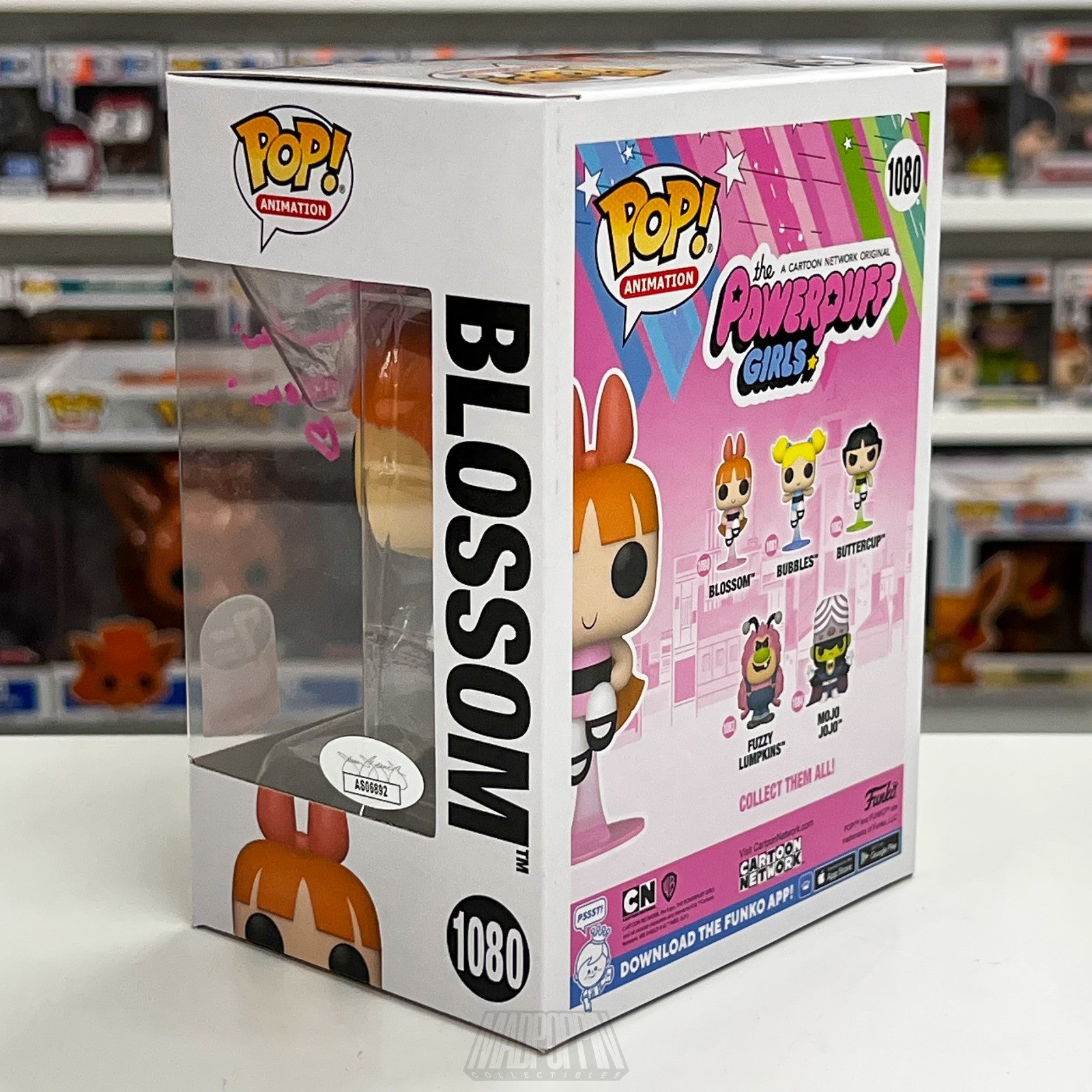Funko Pop Powerpuff Girls Blossom 1080 Signed Catherine Cavadini JSA 7BAP 100pcs