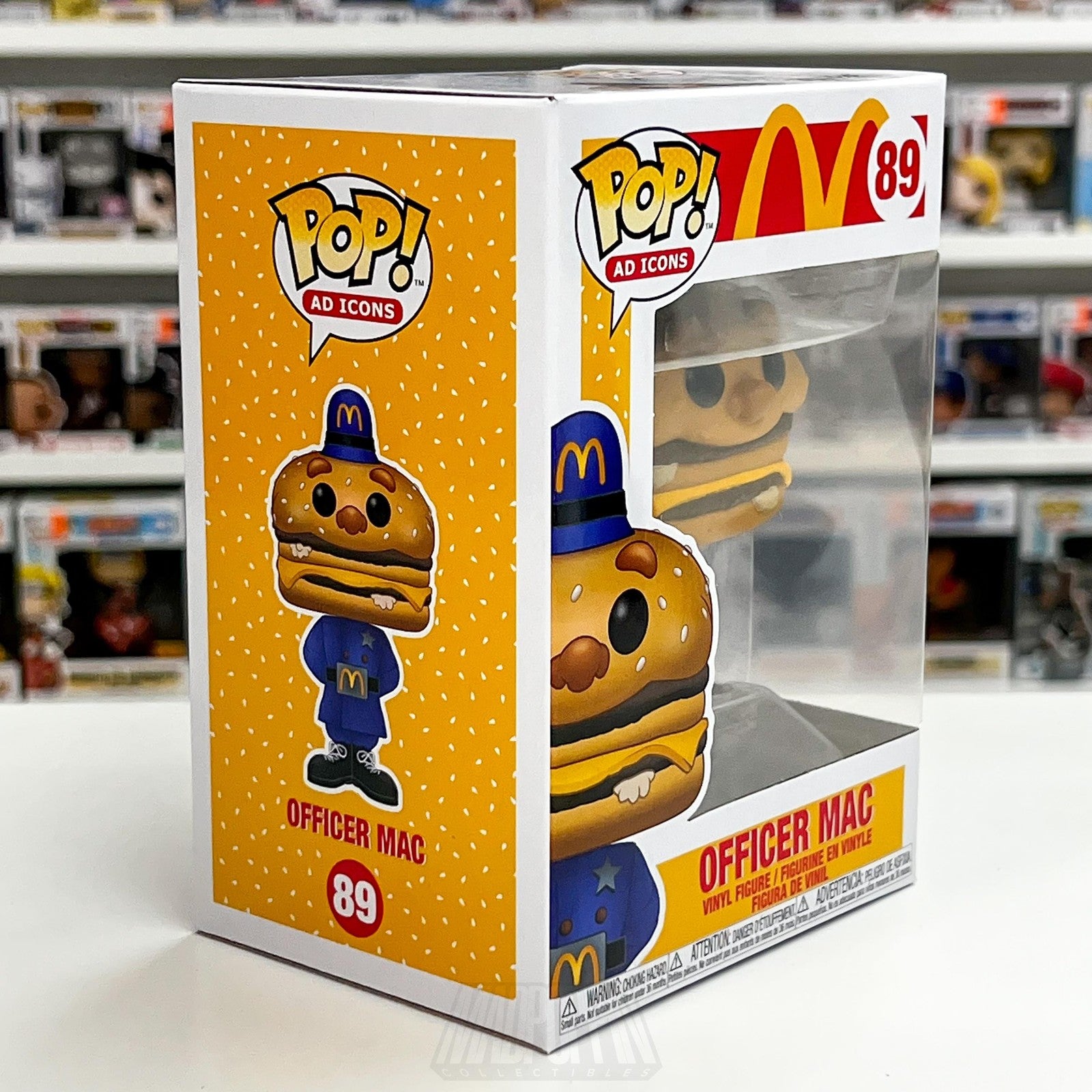 Funko Pop! Ad Icons McDonald's Officer Mac #89 Vinyl Figure New in Box 2020