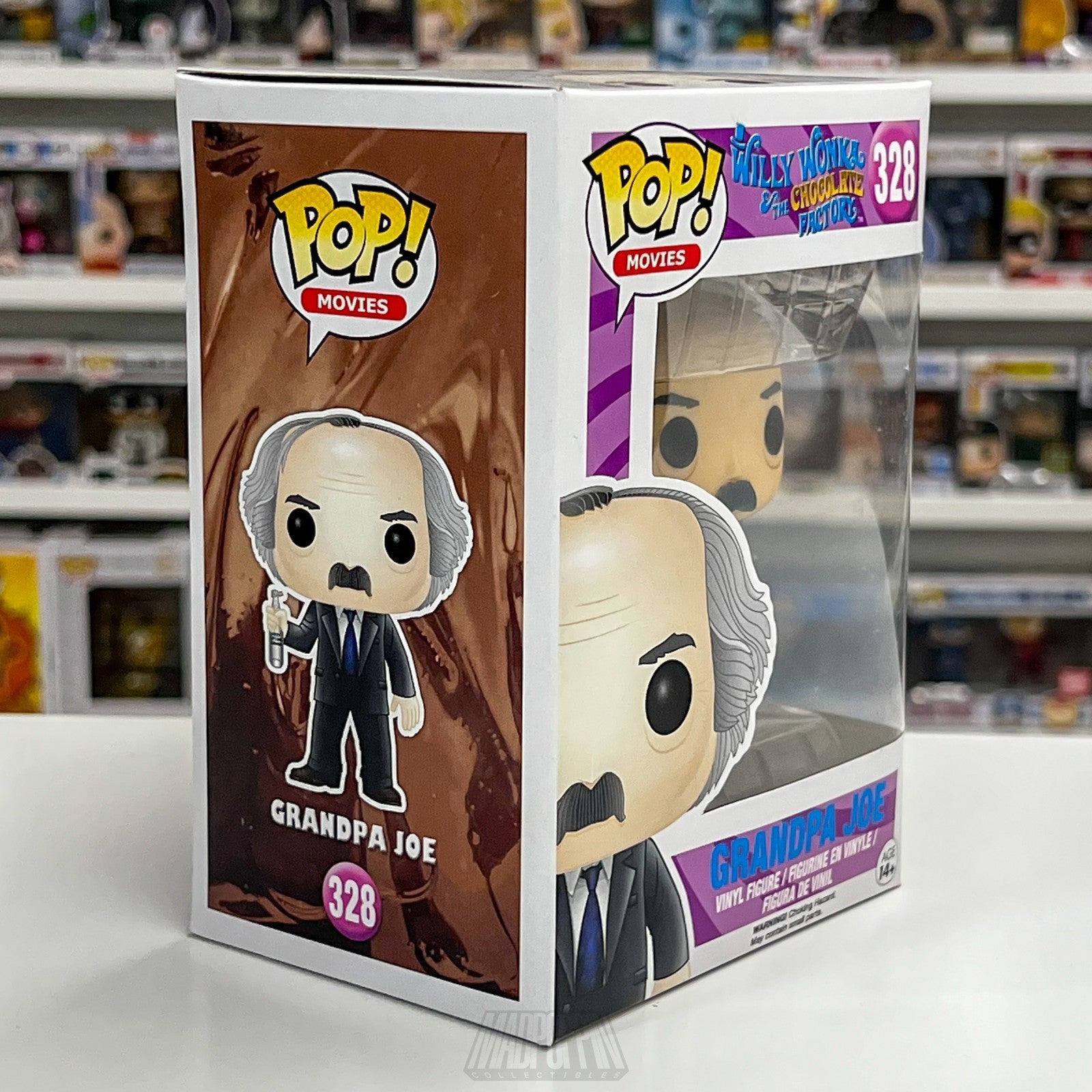 Funko Pop Movies Willy Wonka & The Chocolate Factory Grandpa Joe Vaulted 328