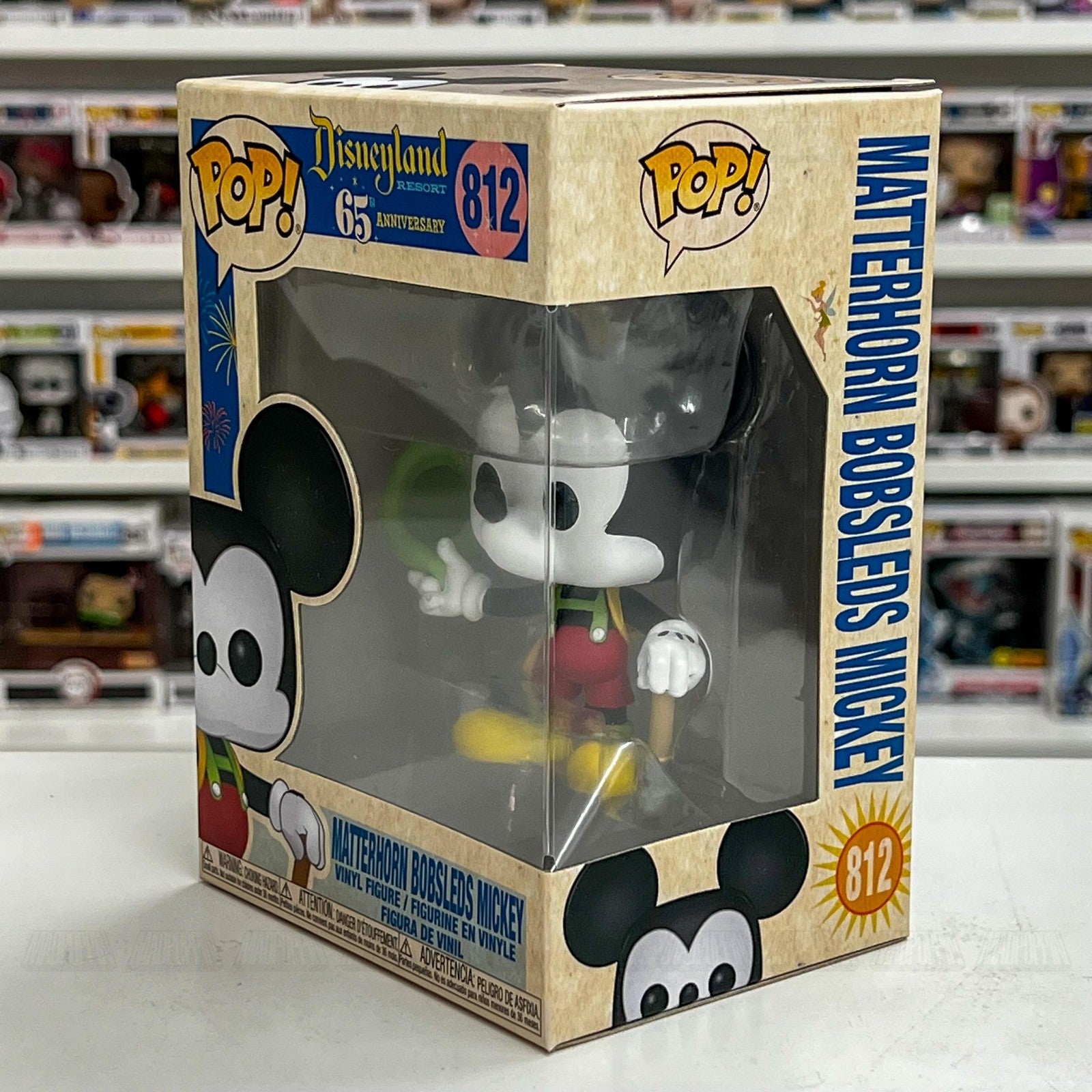 Funko Pop Disney Disneyland 65th Matterhorn Bobsleds Mickey #812 Vinyl Figure