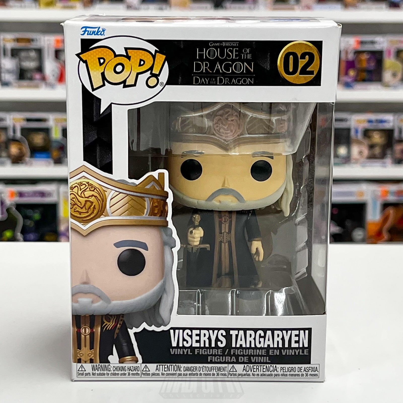 Funko Pop Viserys Targaryen 02 House of the Dragon Vinyl Figure Game of Thrones0
