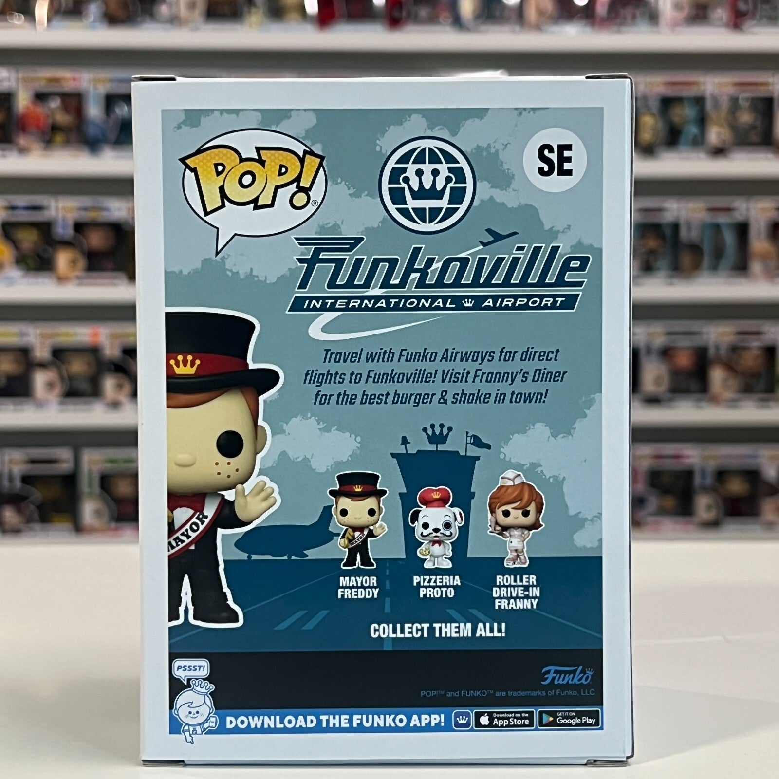 Funko Pop Funkoville International Mayor Freddy SDCC 2024 Official Sticker SE