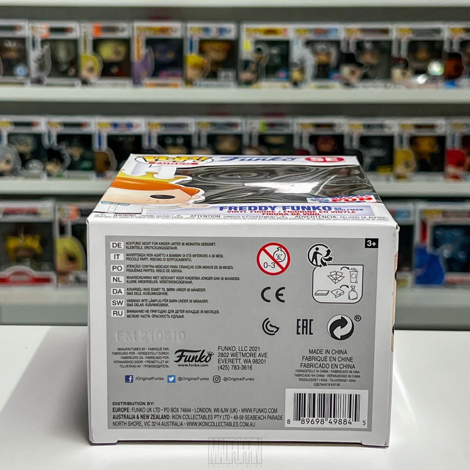 Funko Pop Fundays Games Freddy As Wolfman Classic Horror Box of Fun 3000 Pcs SE