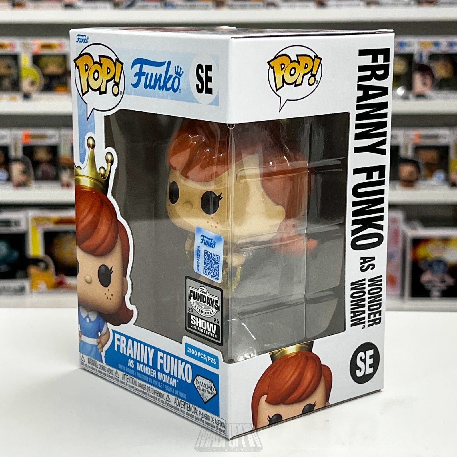 Funko Pop Fundays Experience 2025 Franny as Wonder Woman Diamond 2100pcs SE
