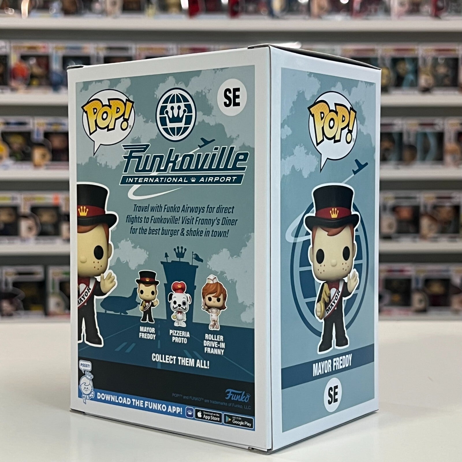 Funko Pop Funkoville International Mayor Freddy SDCC 2024 Official Sticker SE