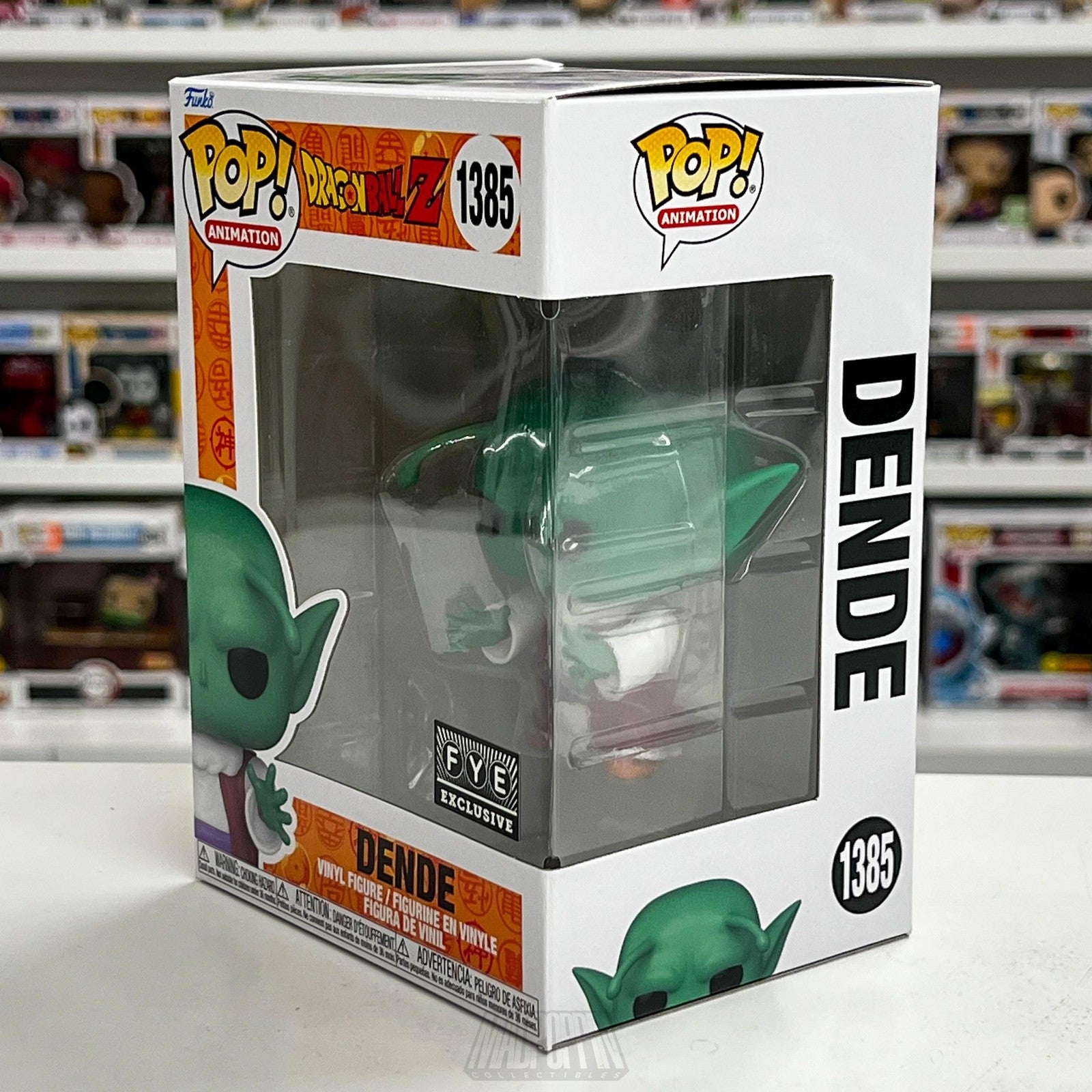 Funko Pop Animation Dragon Ball Z Dende #1385 FYE Exclusive Vinyl Figure New