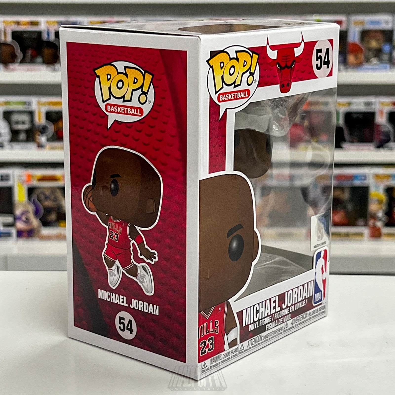 Chicago Bulls Michael Jordan Funko Pop Figure 54 NBA Basketball Vinyl