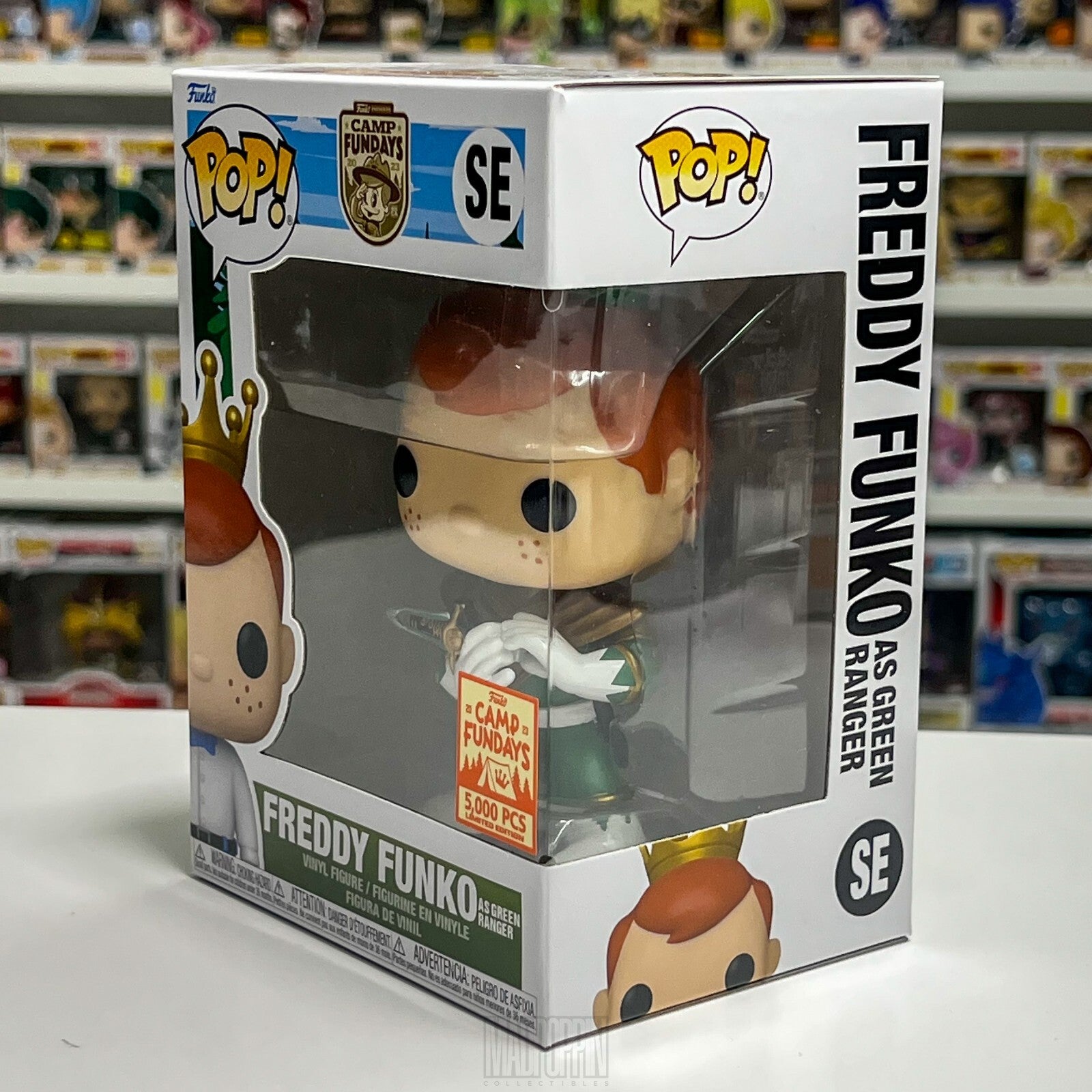 Funko Pop Camp Fundays Freddy Green Ranger Dragon Dagger Tommy MMPR 5000pcs SE
