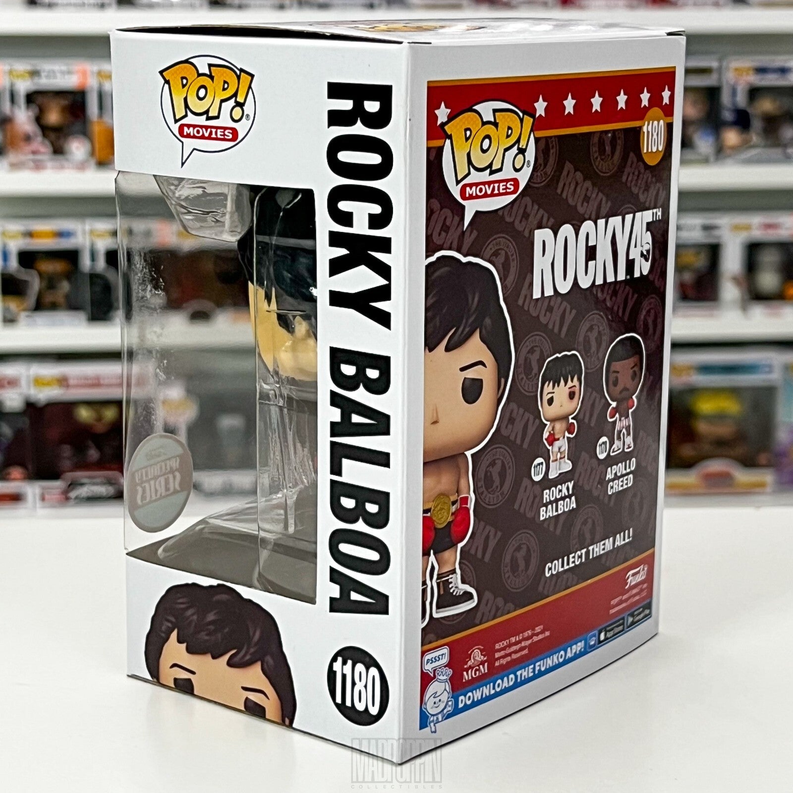 Funko Pop Movies Rocky Balboa w/Championship Belt Specialty Series Boxing 1180