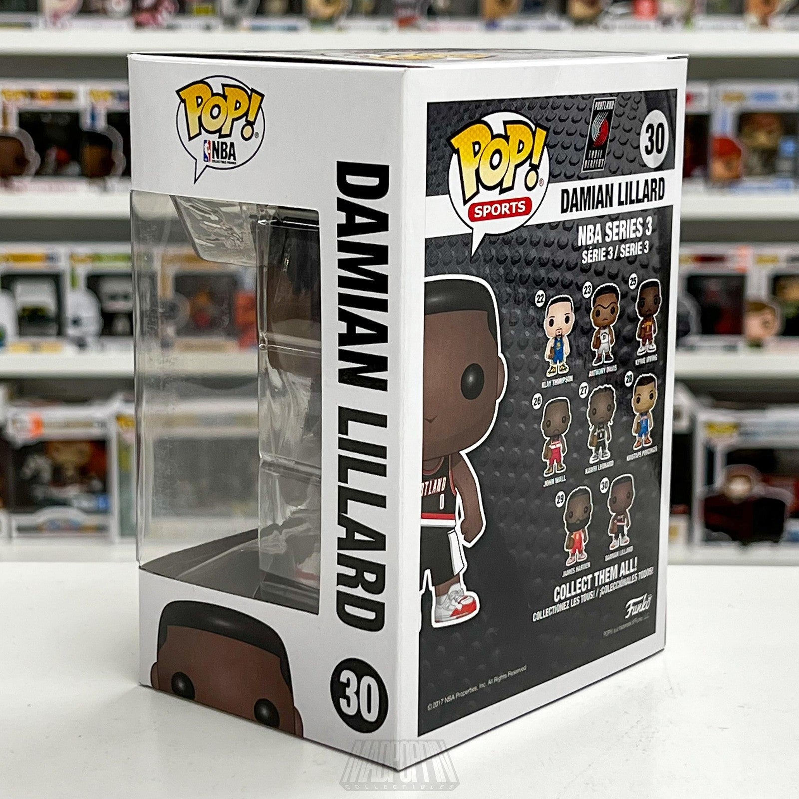 Funko Pop Damian Lillard NBA Series 3 Portland Trail Blazers Vinyl Figure 30 New