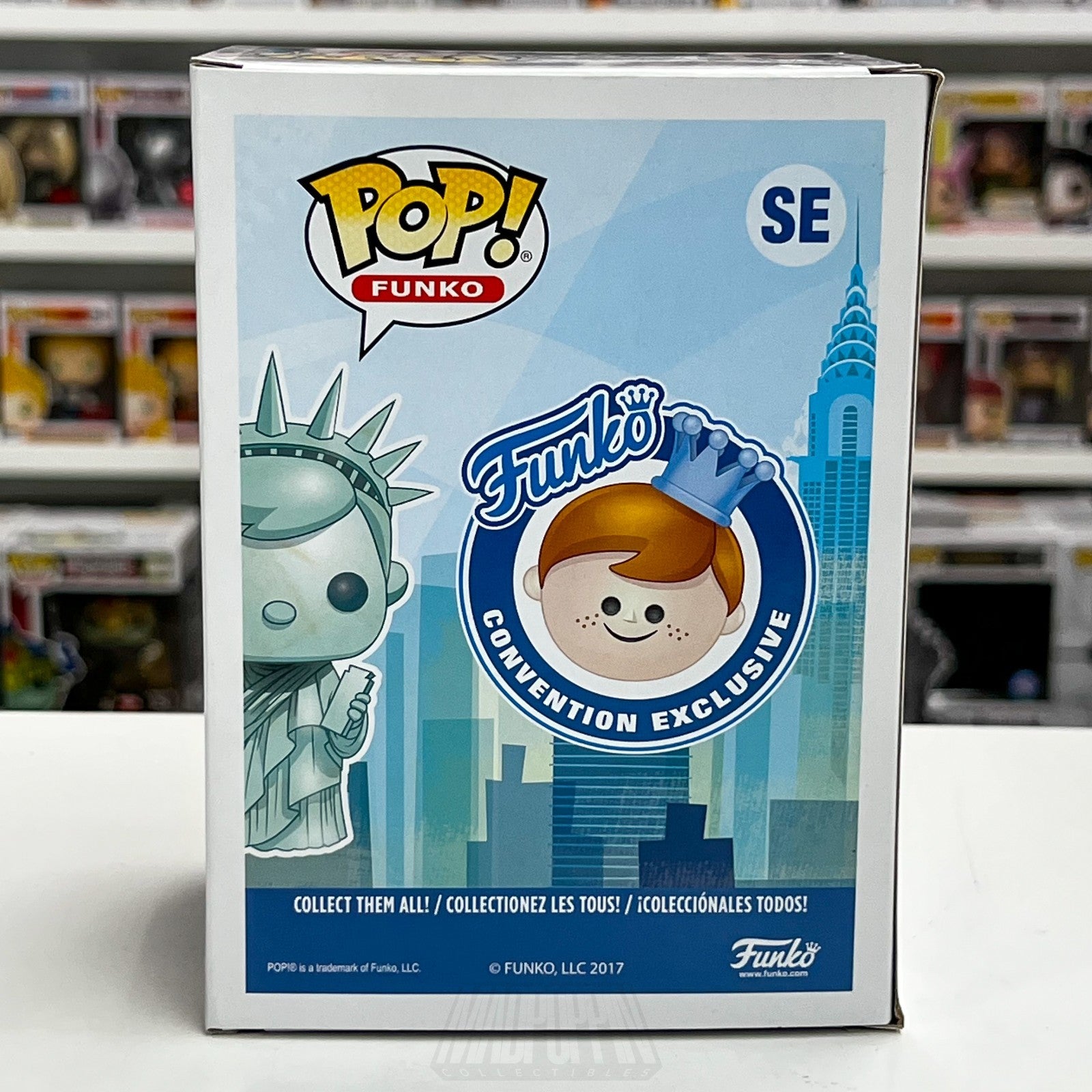 Funko Pop Freddy Statue Of Liberty New York Comic Con SE 6000 PCS Vinyl Figure3