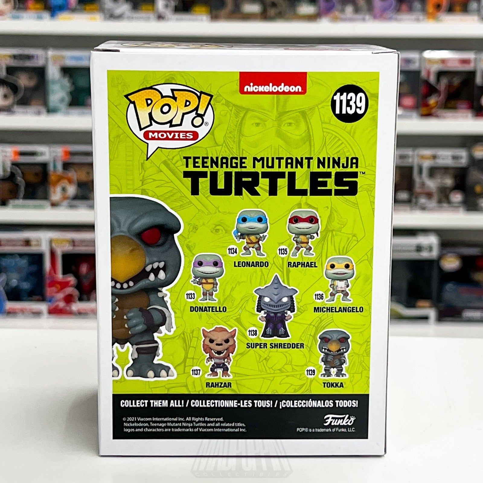 Funko Pop Movies Nickelodeon Teenage Mutant Ninja Turtles TMNT Tokka 1139 Figure3