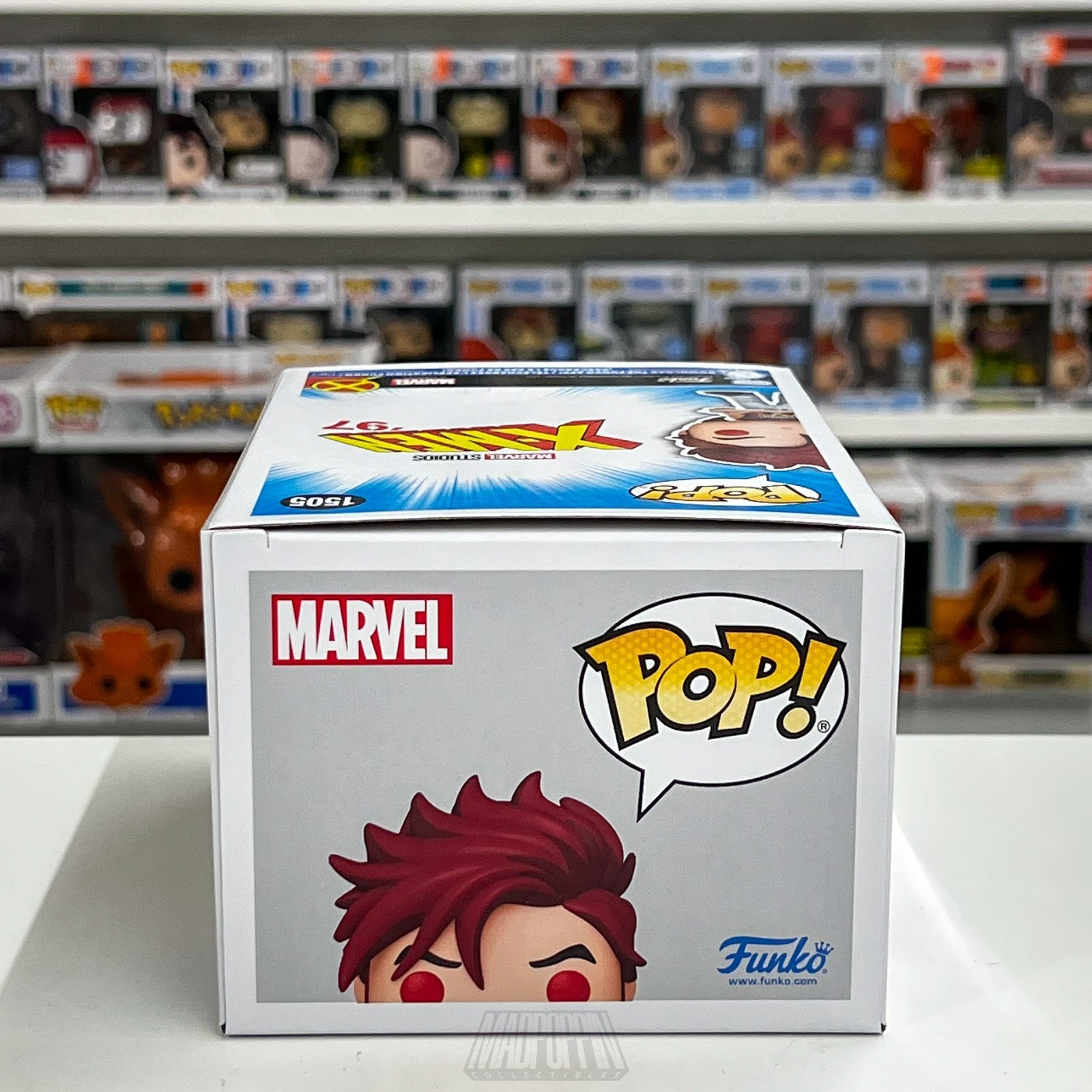 Funko Pop Gambit Disney X-Men 97 2025 SDCC Official Con Sticker Rock Mutant 1505