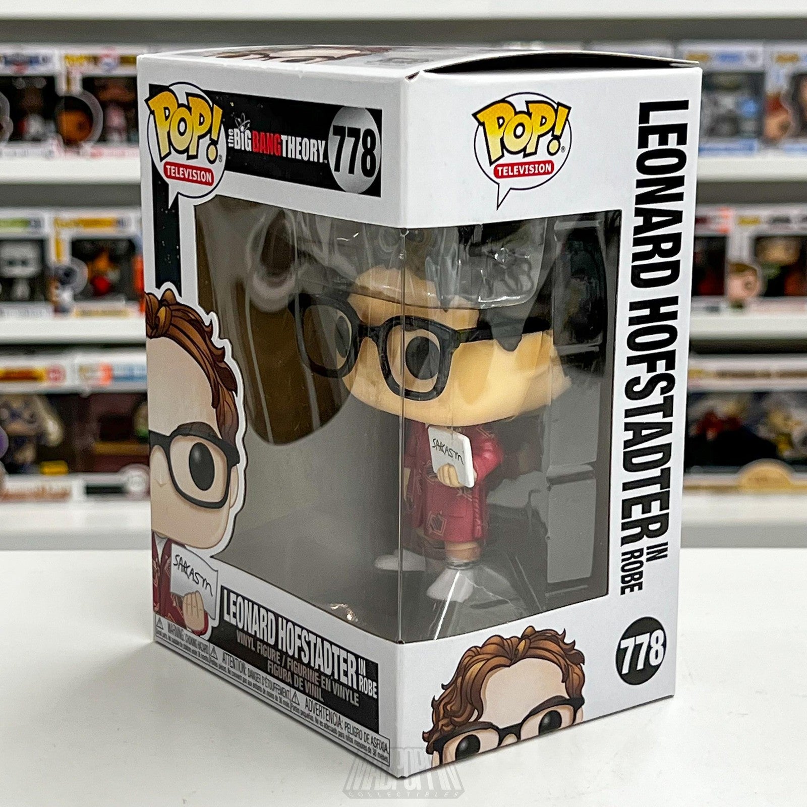 Funko Pop Leonard Hofstadter In Robe #778 Big Bang Theory TV Vinyl Figure New