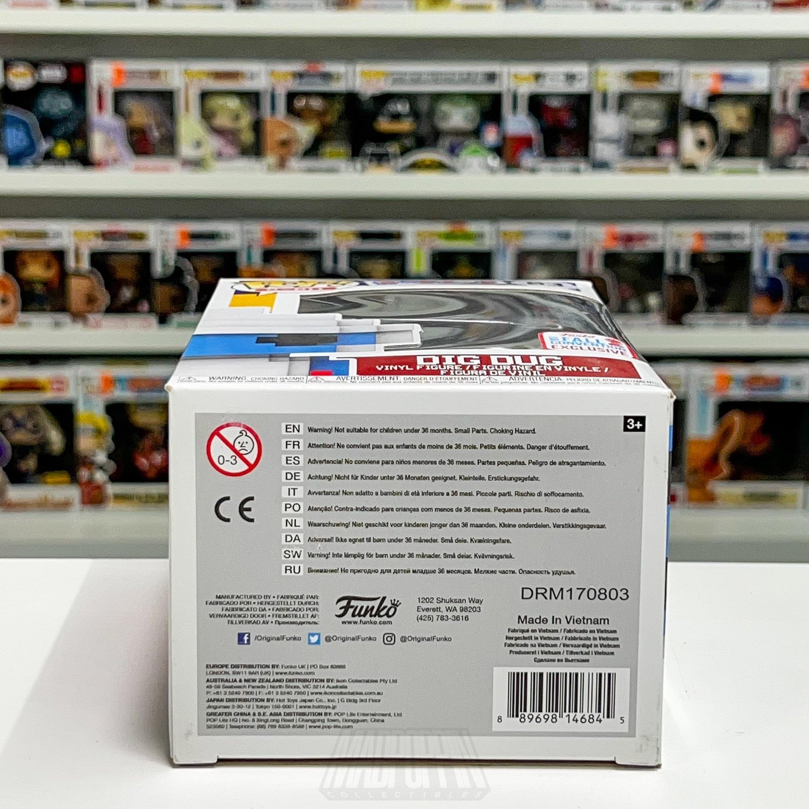 Funko Pop 8-Bit Dig Dug 03 Fall Convention Exclusive Vinyl Figure Video Game