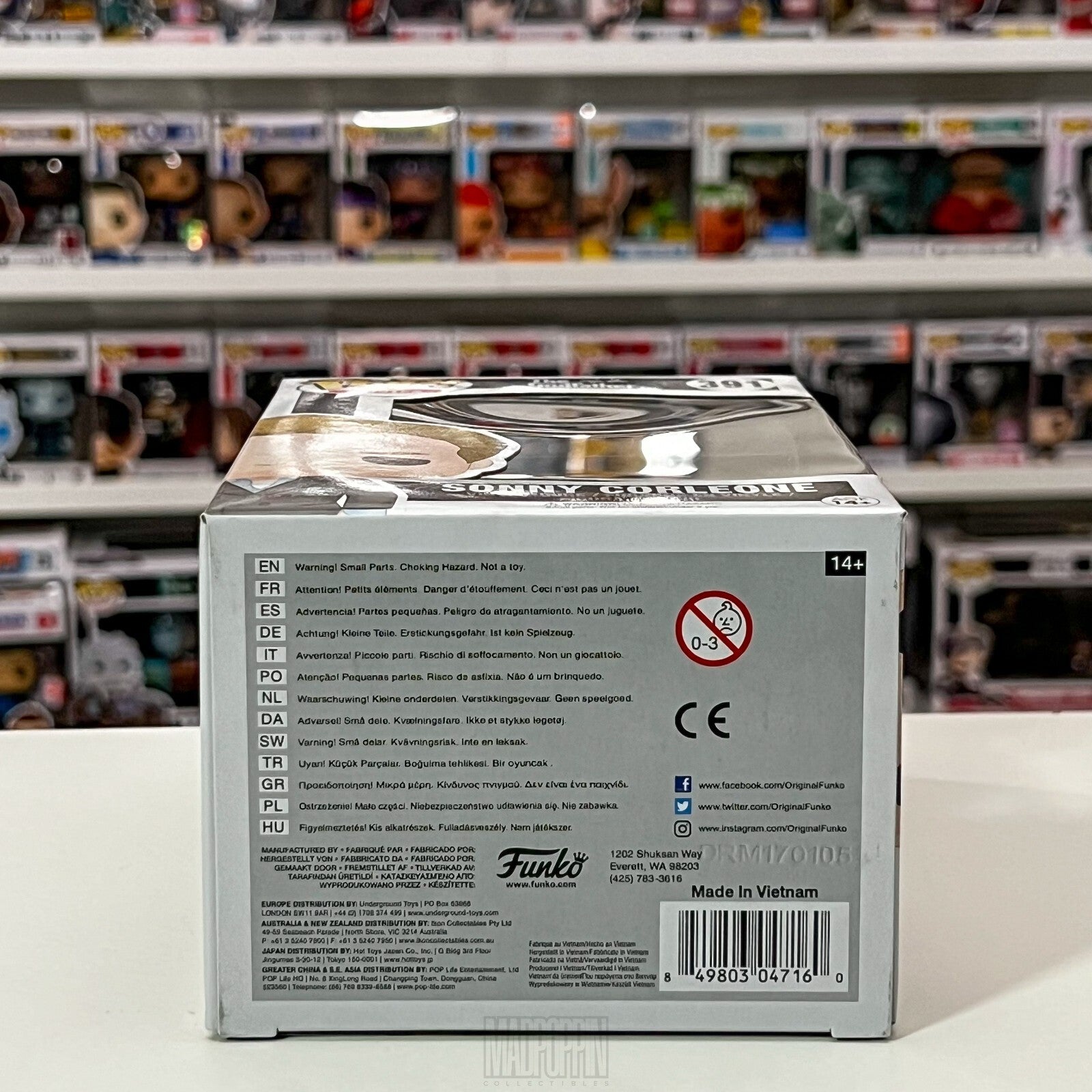 Funko Pop Movies The Godfather Sonny Corleone Mob Gangster Film Vaulted 391