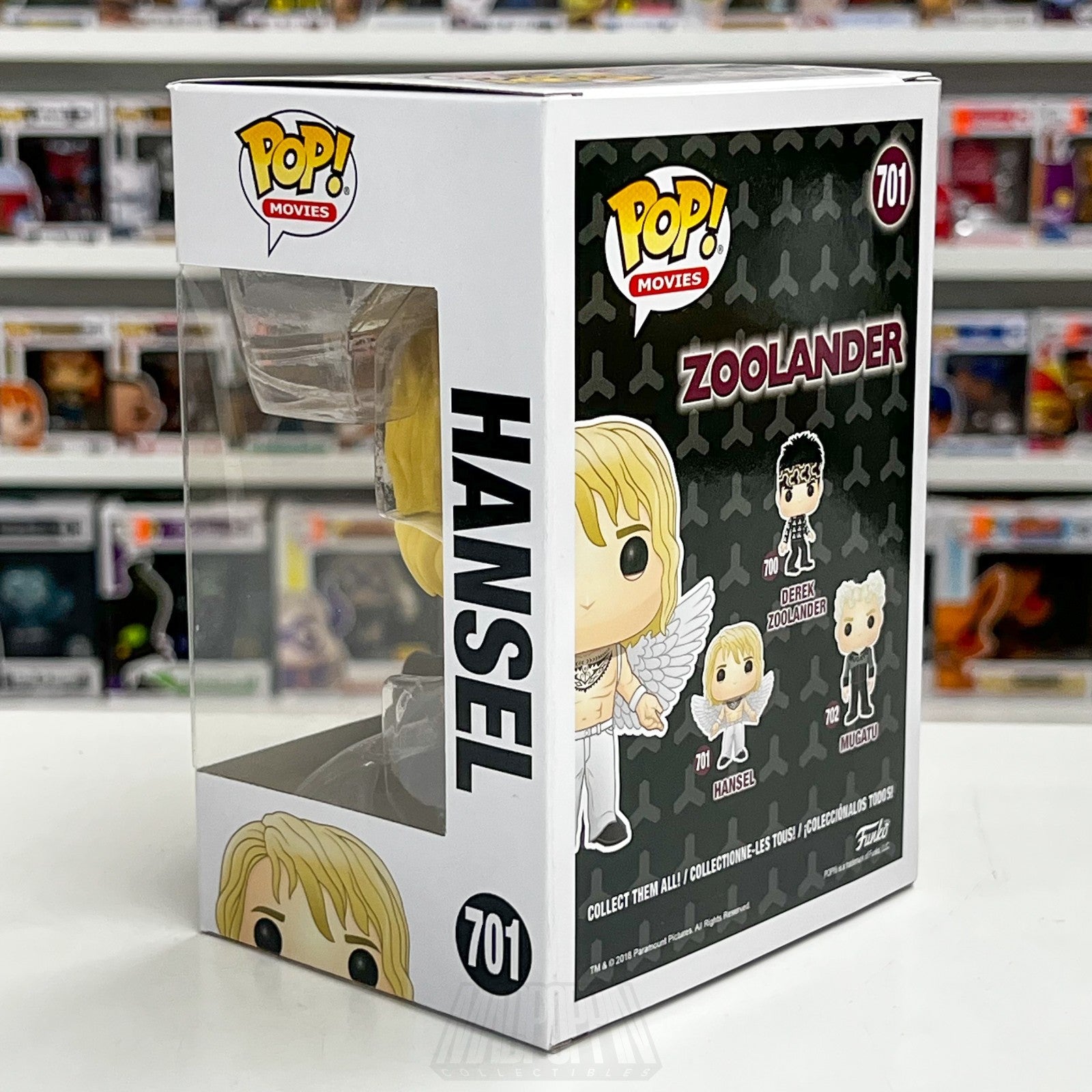 Funko Pop Movies Zoolander Hansel 701 American Comedy Owen Wilson Vinyl Figure2