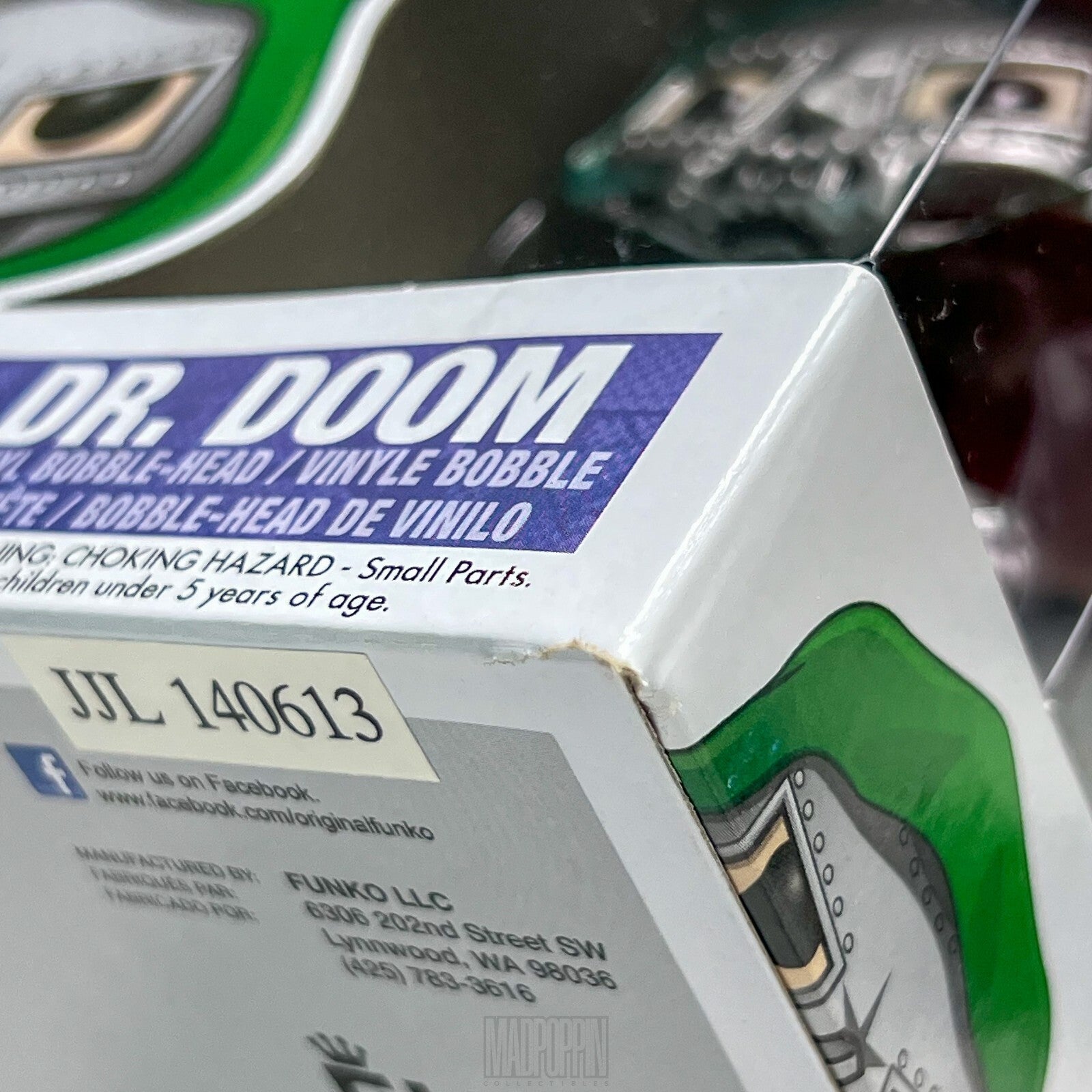 Funko Pop Marvel Universe Dr Doctor Doom Metallic BCC Bangkok Comic Con 17