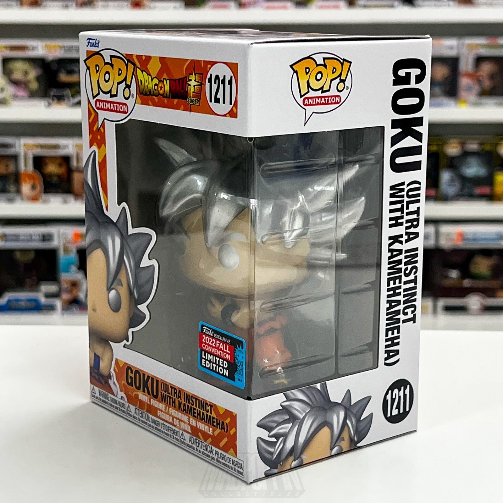 Funko Pop Anime Dragon Ball Super Goku Ultra Instinct Kamehameha NYCC 1211 Manga1