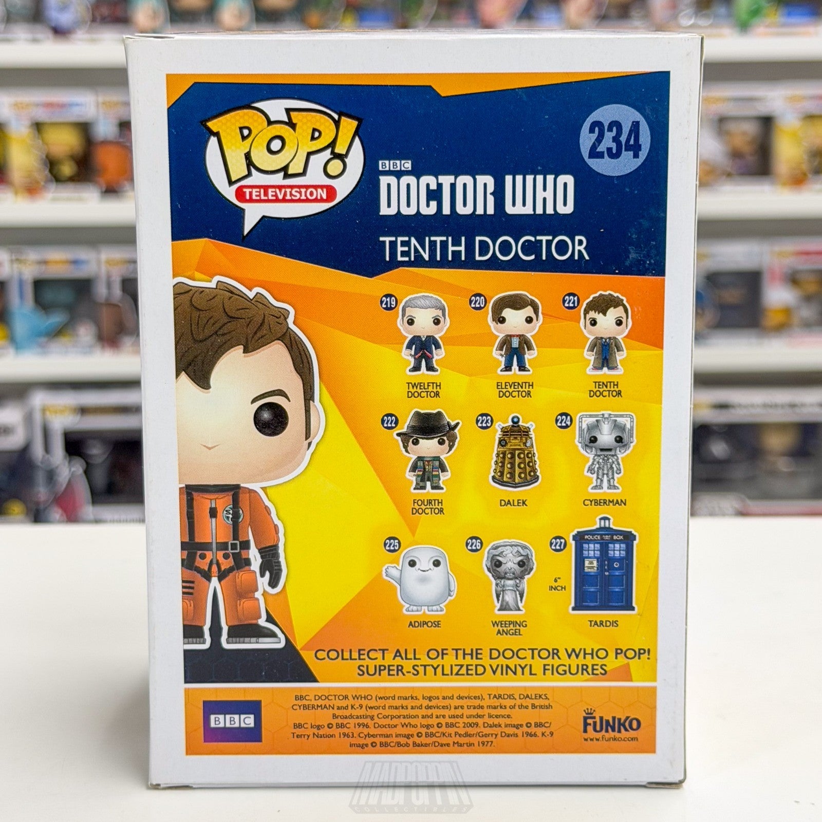 Funko Pop TV BBC Doctor Who Tenth Doctor Space Suit NYCC 234 Toy Vinyl Figure3
