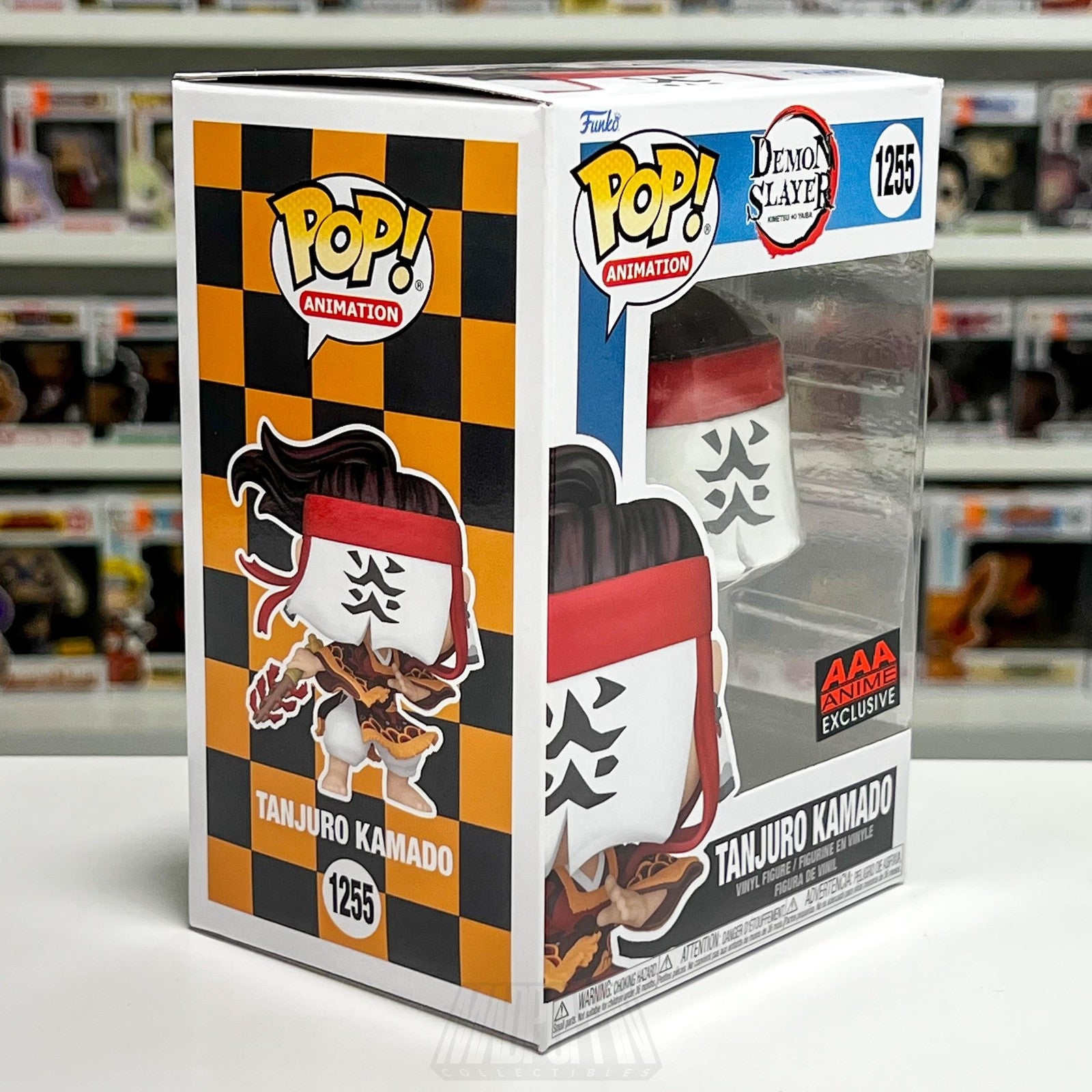 Funko Pop Animation Demon Slayer Tanjuro Kamado #1255 AAA Anime Exclusive Vinyl