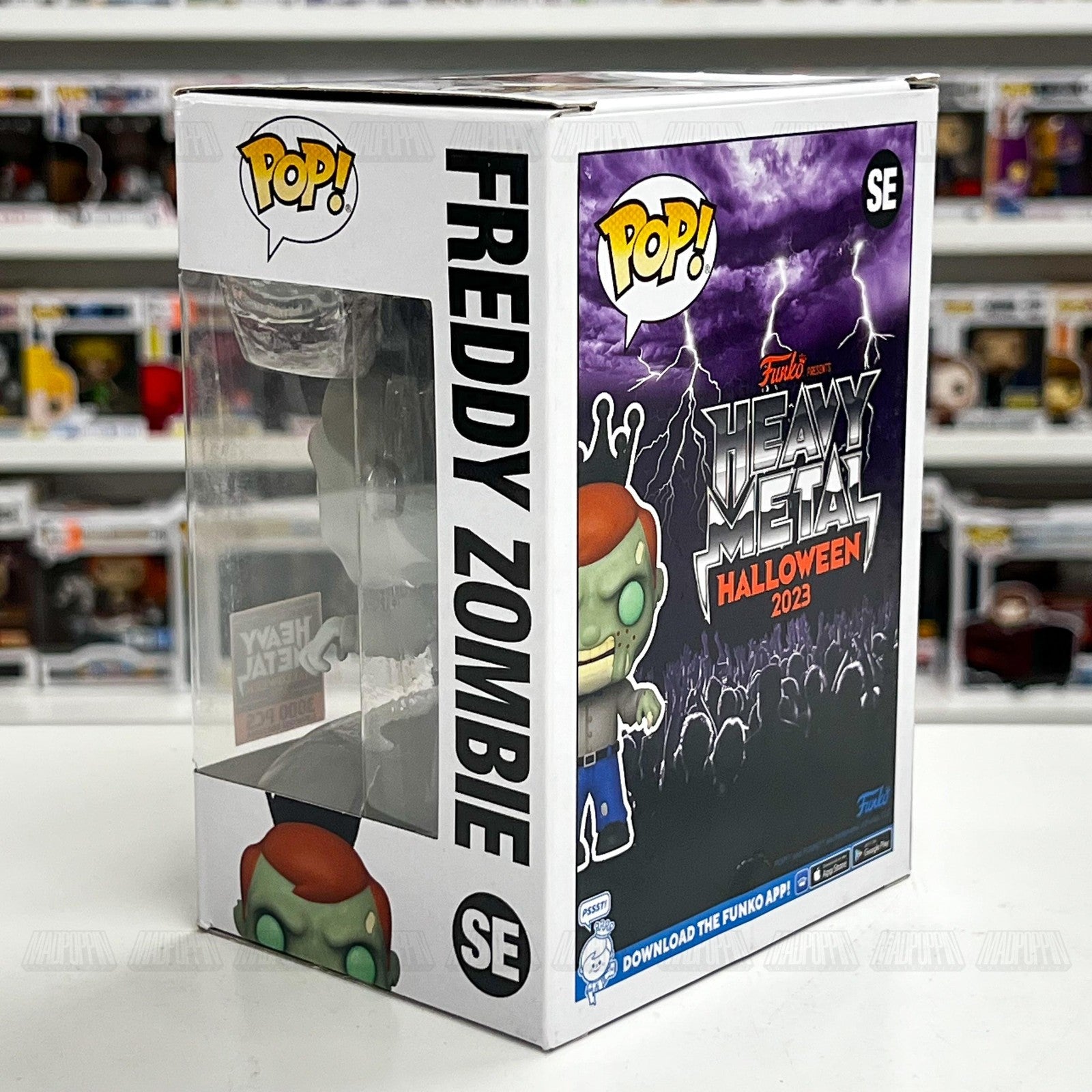 Funko Pop Freddy Zombie SE Heavy Metal Halloween 2023 Limited 3000 Vinyl Figure