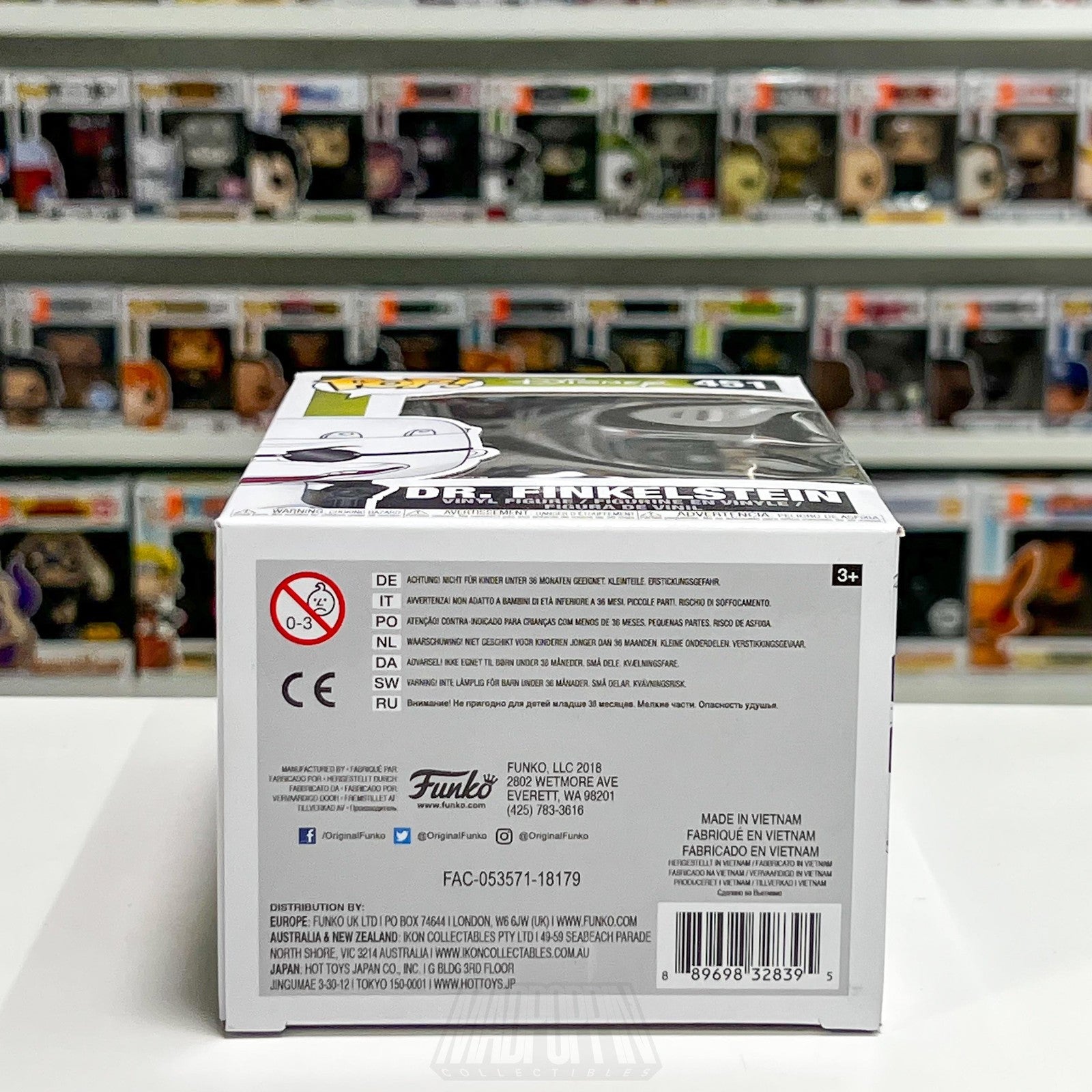 Funko Pop Disney Nightmare Before Christmas Dr Finkelstein 451 Toy Vinyl Figure7