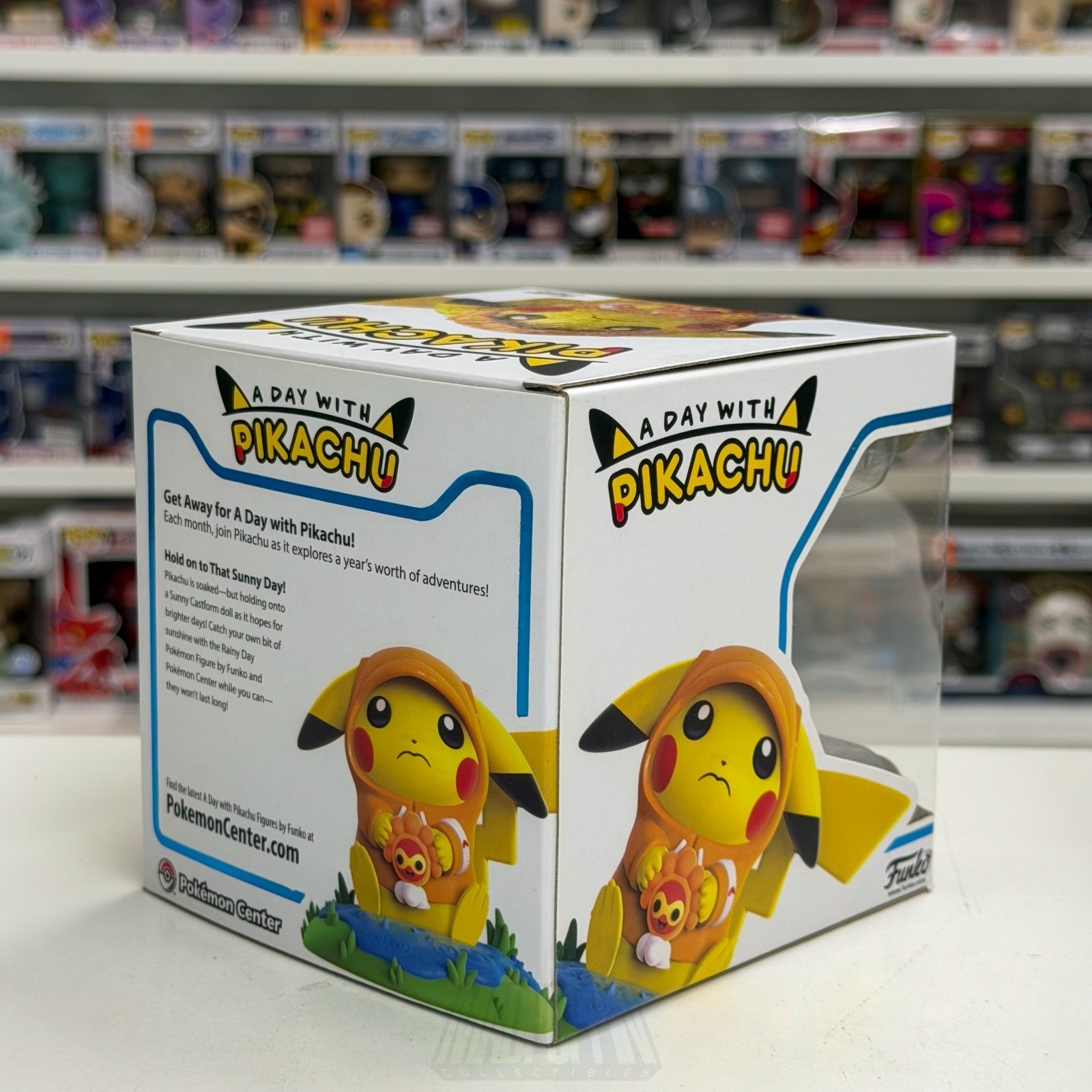 Funko A Day With Pikachu Rainy Day Pokemon Center TCG Japanese Game Vinyl Figure4