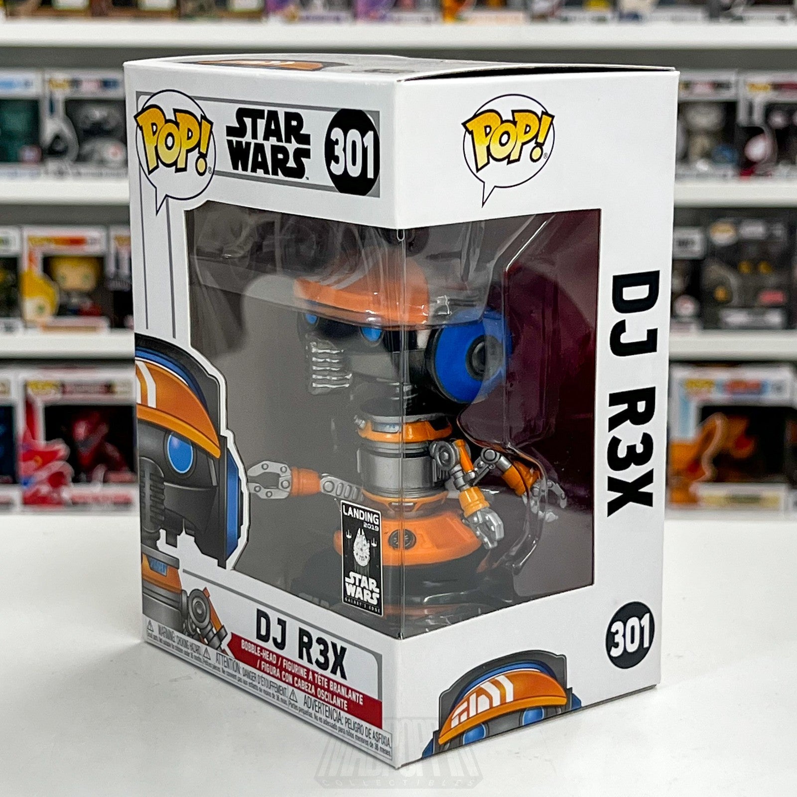 Funko Pop Star Wars Disneyland Galaxy's Edge DJ R3X 301 Exclusive Vinyl Figure1