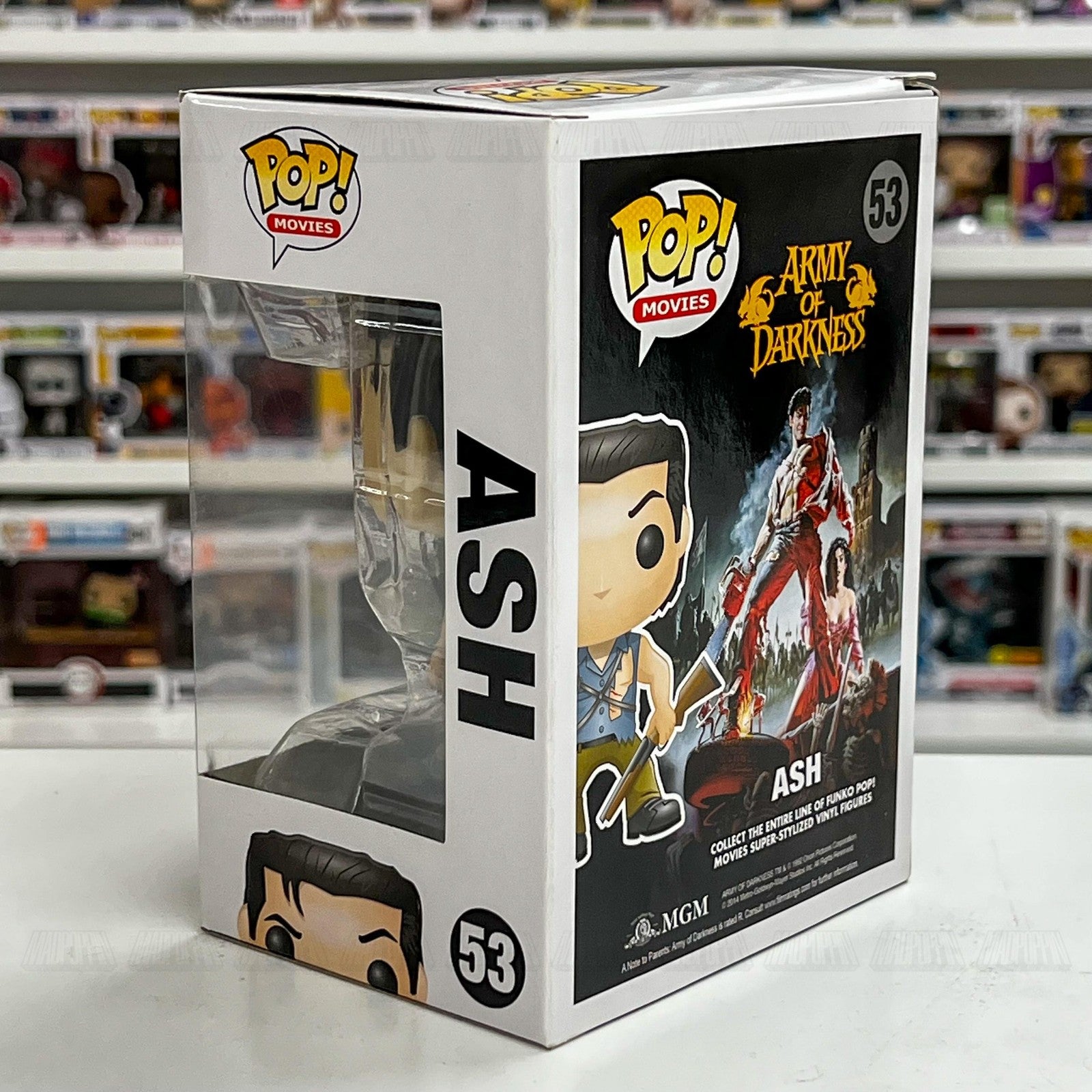 Funko Pop! Movies Army of Darkness Ash #53 Vinyl Figure Box Horror Evil Dead