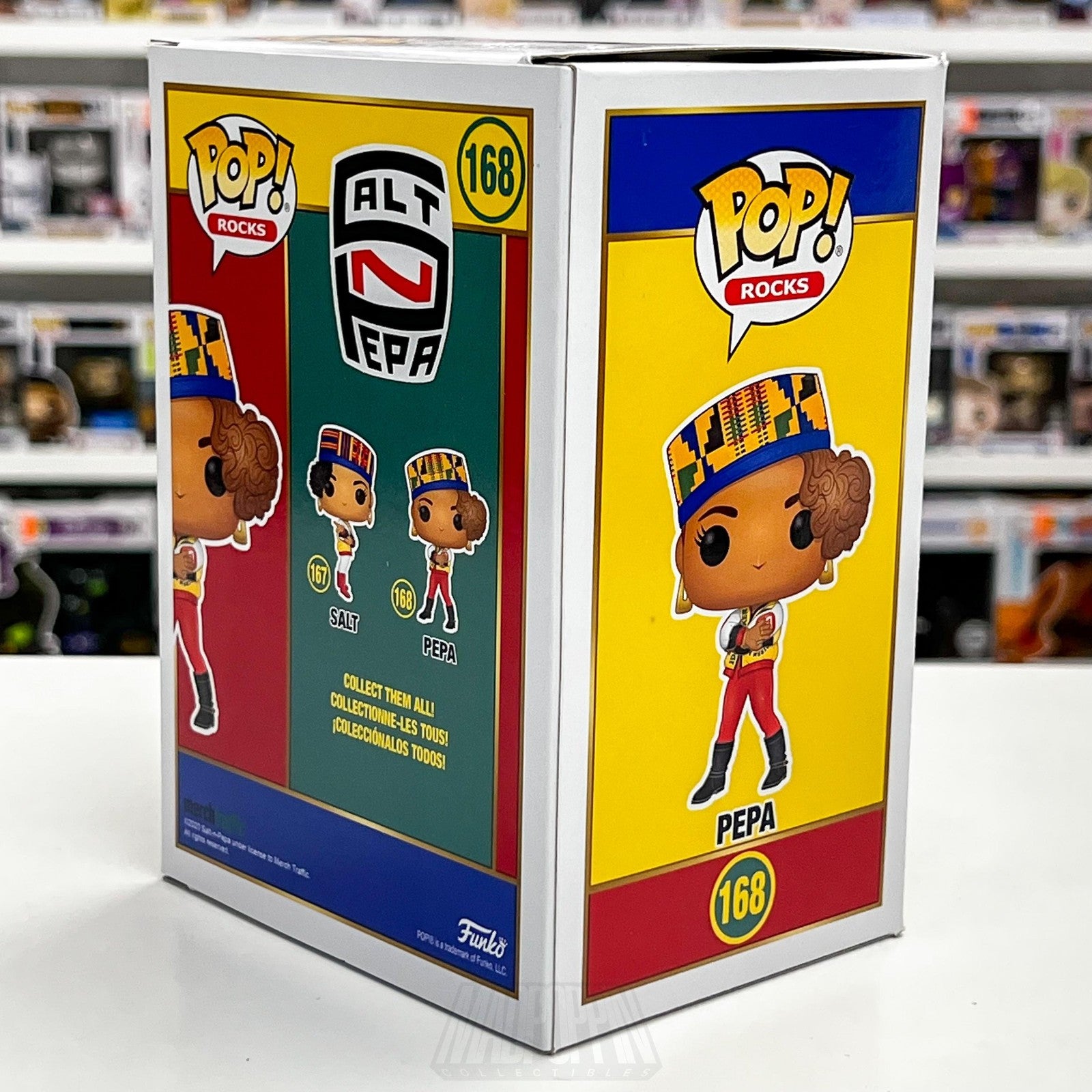 Funko Pop! Rocks Pepa #168 Salt-N-Pepa Vinyl Figure Boxed Collectible Funko4