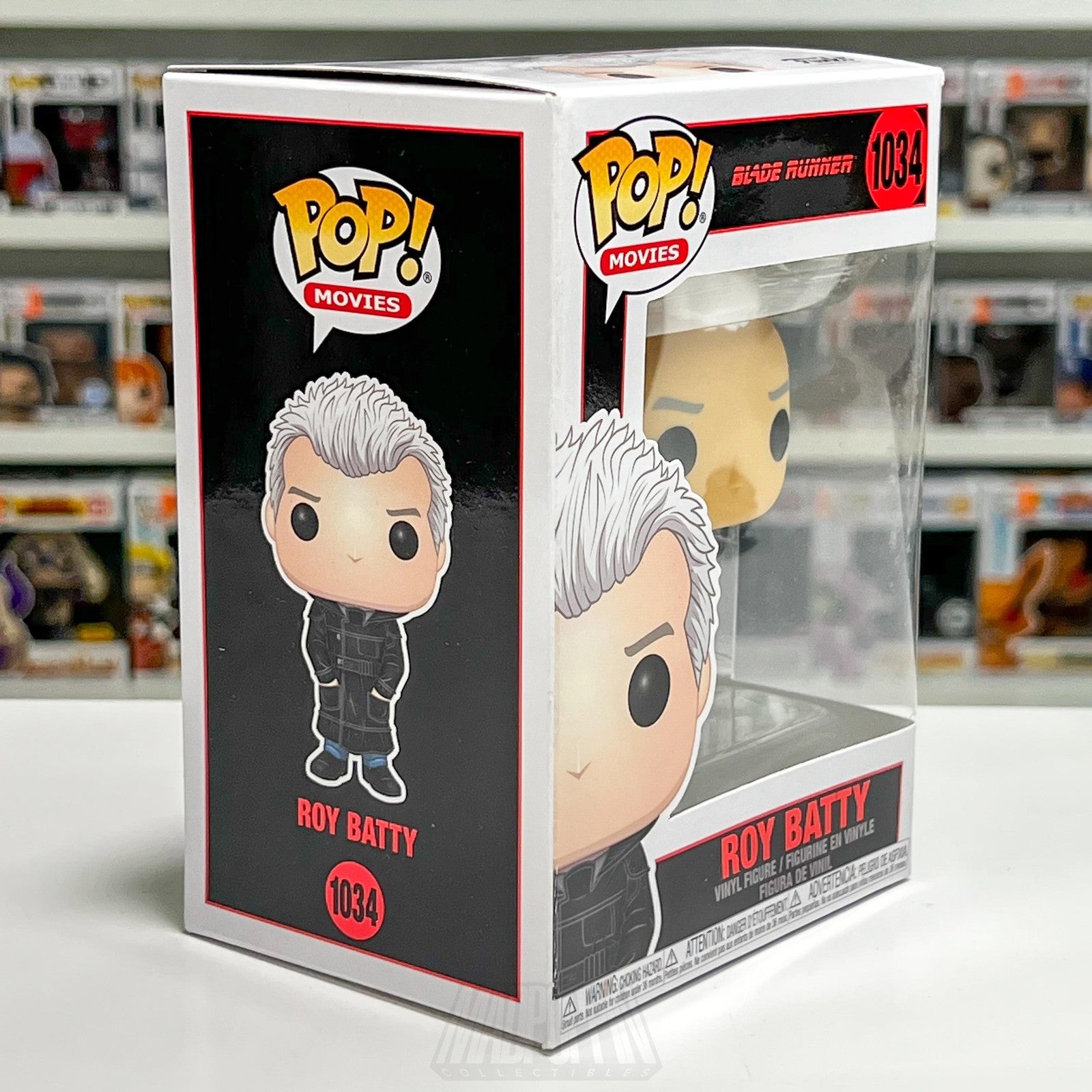 Funko Pop! Movies Blade Runner Roy Batty #1034 Figure Ridley Scott Toy SciFi NIB