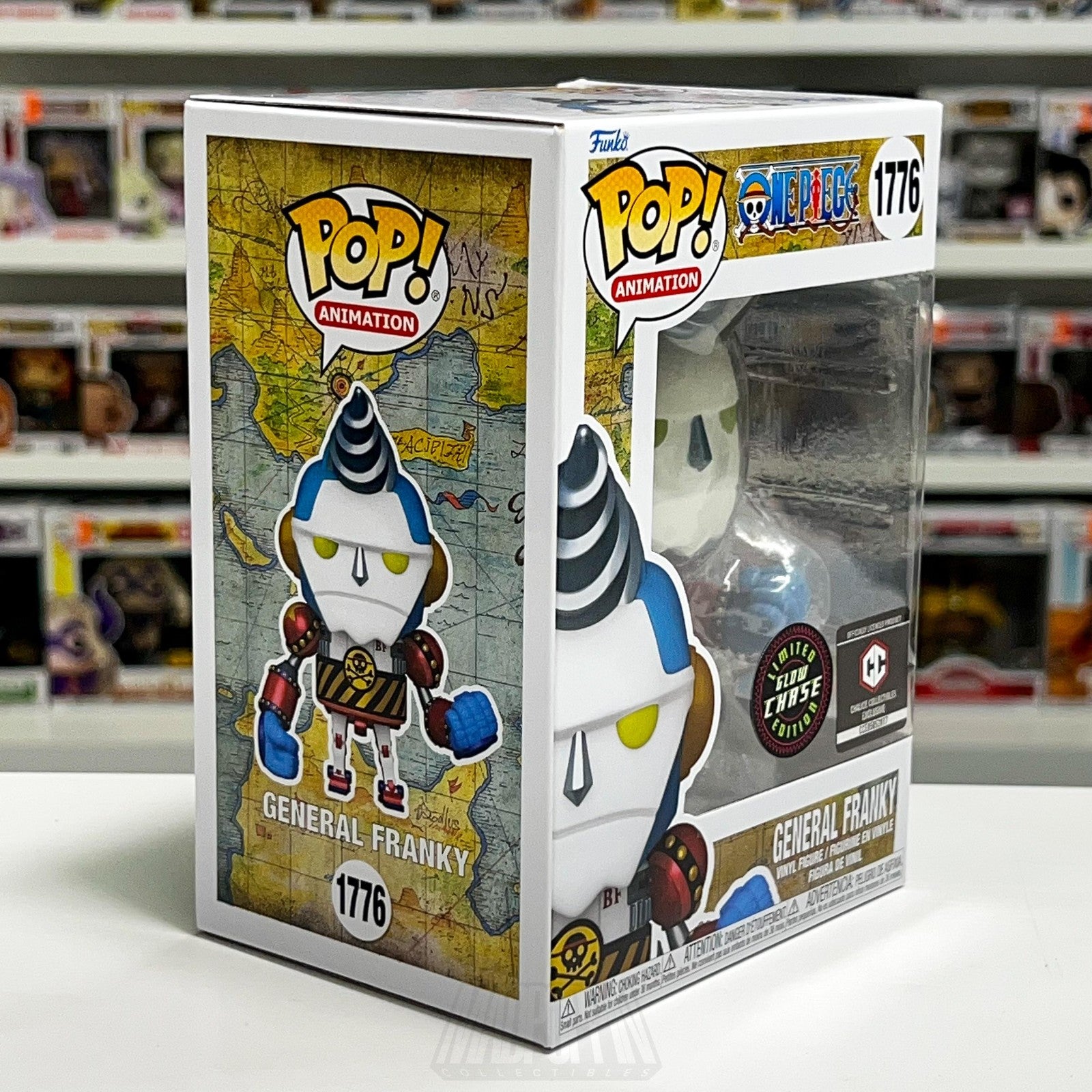 Funko Pop Animation One Piece General Franky 1776 Glow Chase Exclusive Anime NIB