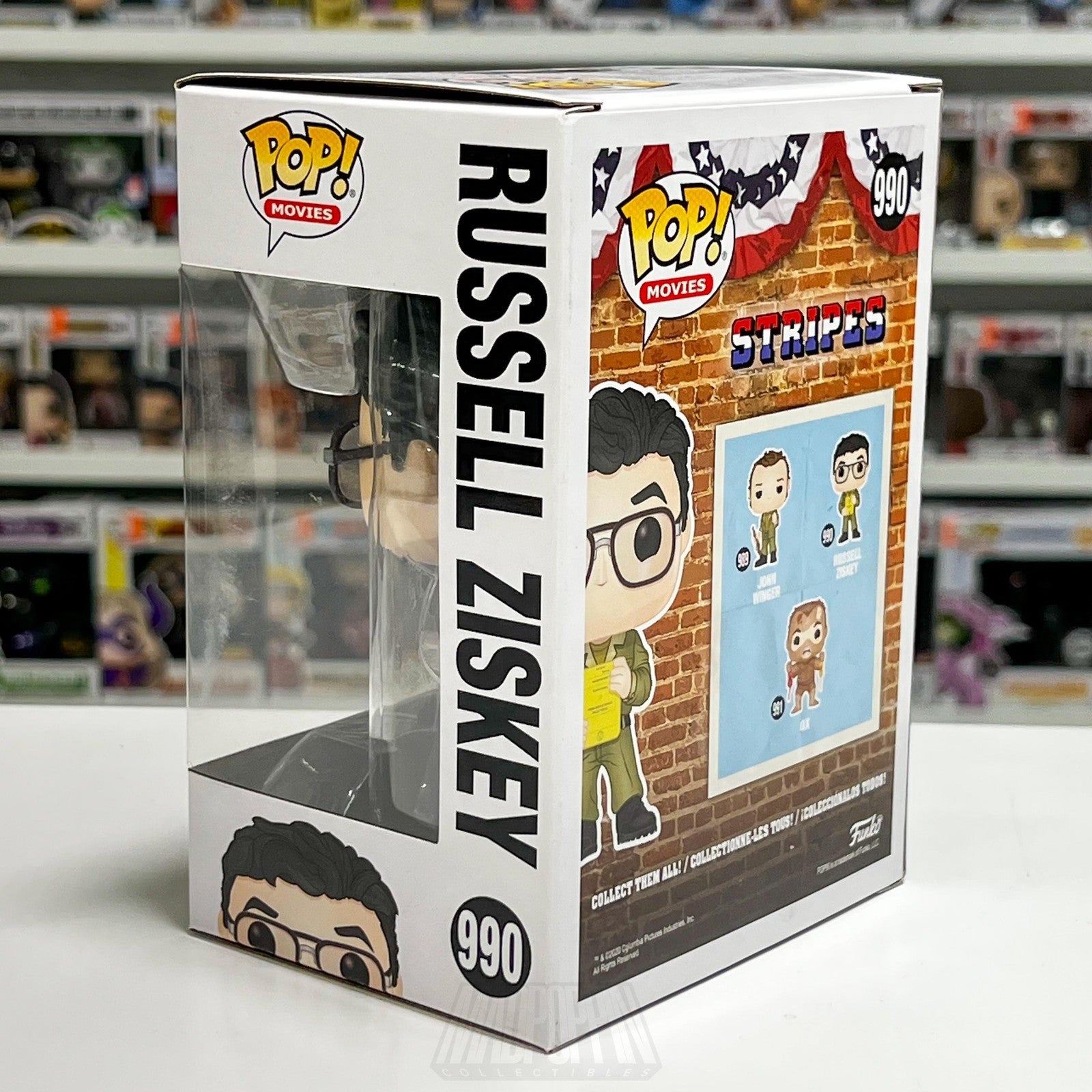 Funko Pop! Movies Stripes Russell Ziskey #990 Vinyl Figure New In Box 2020 Toy