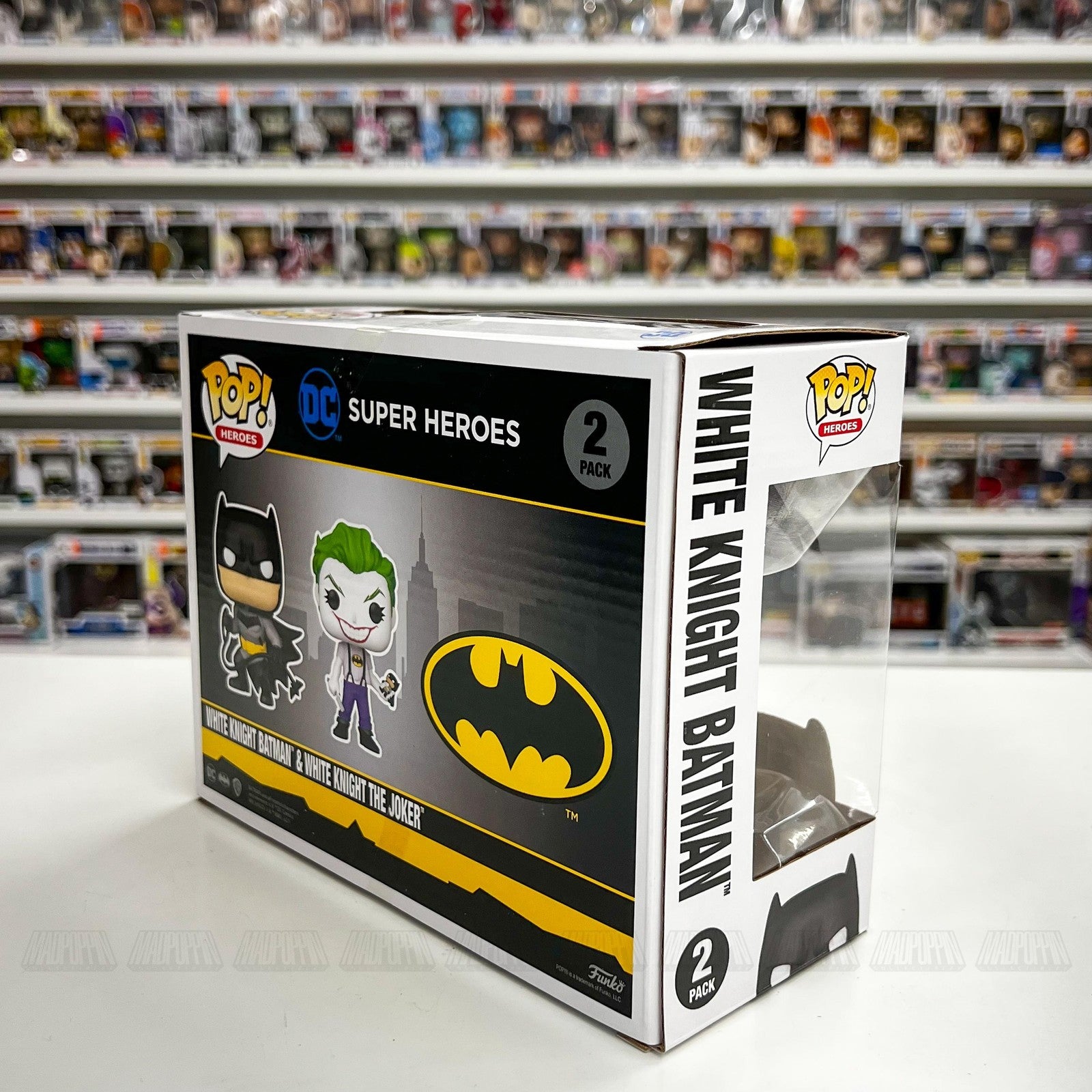 Funko Pop White Knight Batman & Joker 2 Pack PX Previews SDCC 2021 DC Heroes New