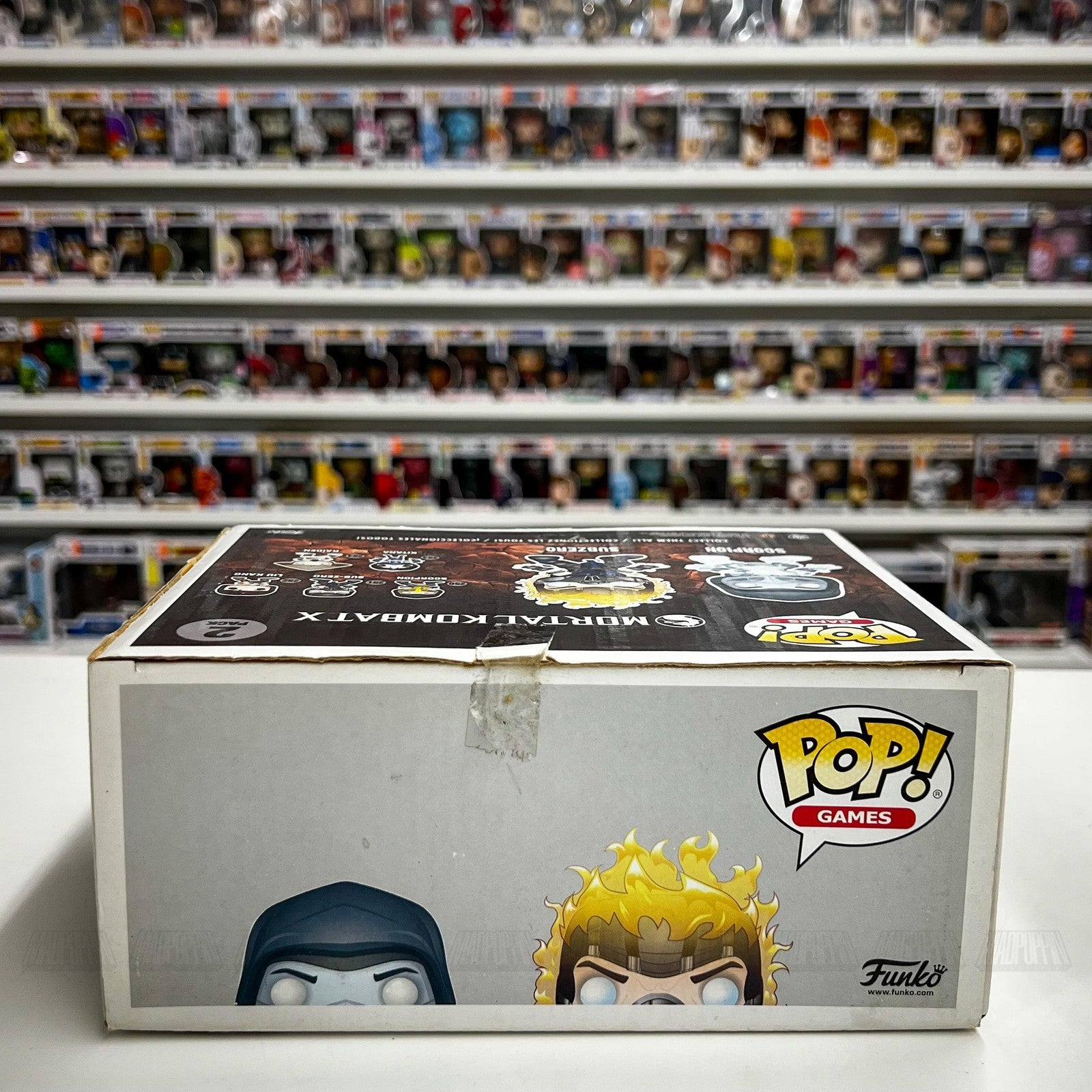 Funko Pop Games Mortal Kombat X Scorpion Sub-Zero 2 Pack GameStop Exclusive New