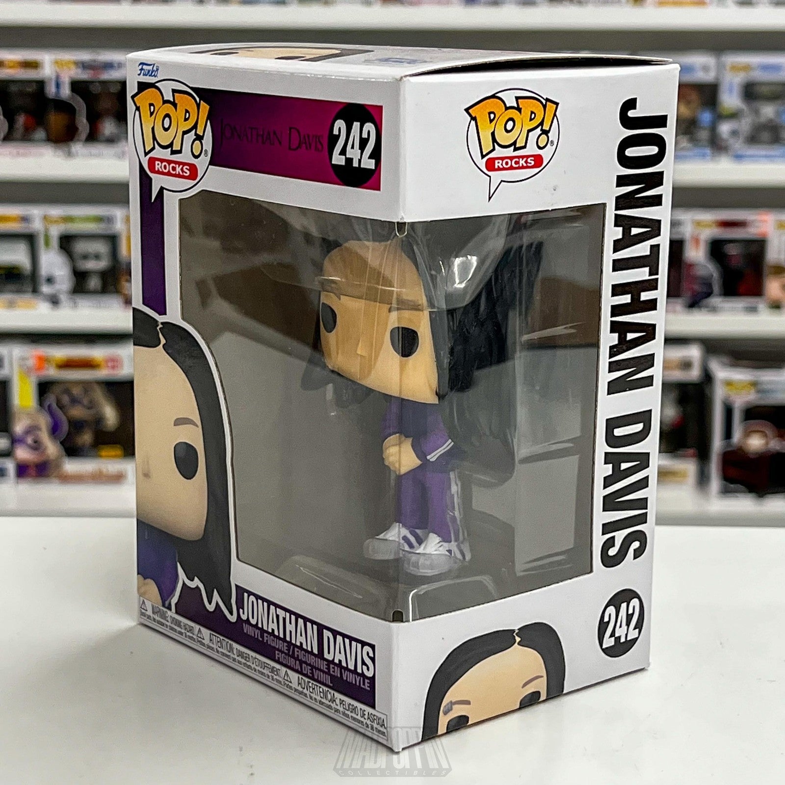 Funko Pop Rocks Jonathan Davis 242 Korn Band Nu Metal Music Toy Vinyl Figure1