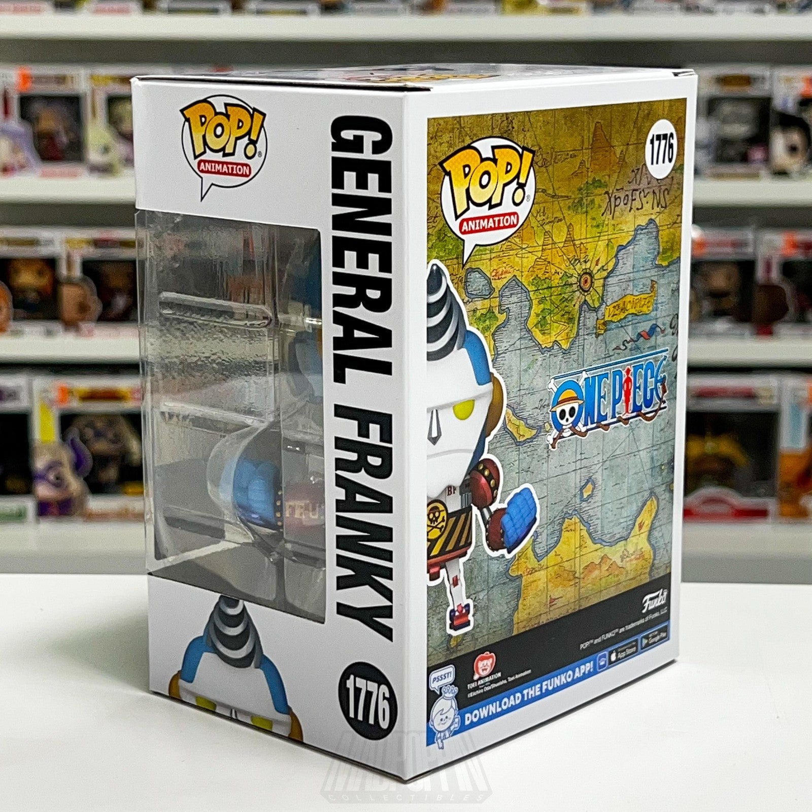 Funko Pop Animation One Piece General Franky 1776 Glow Chase Exclusive Anime NIB