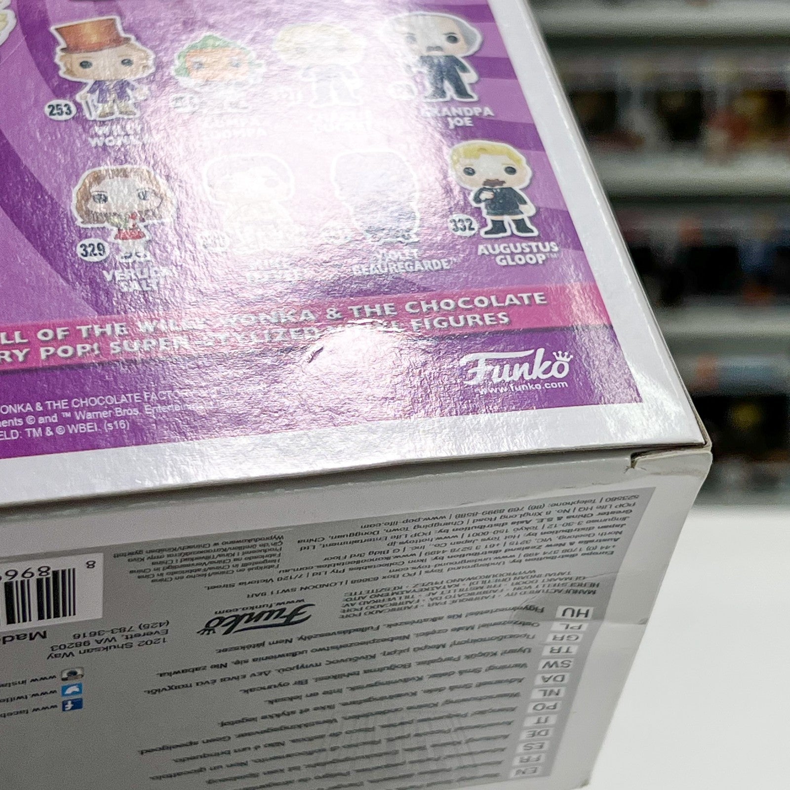 Funko Pop Movies Willy Wonka Chocolate Factory Charlie Bucket Golden Ticket 327