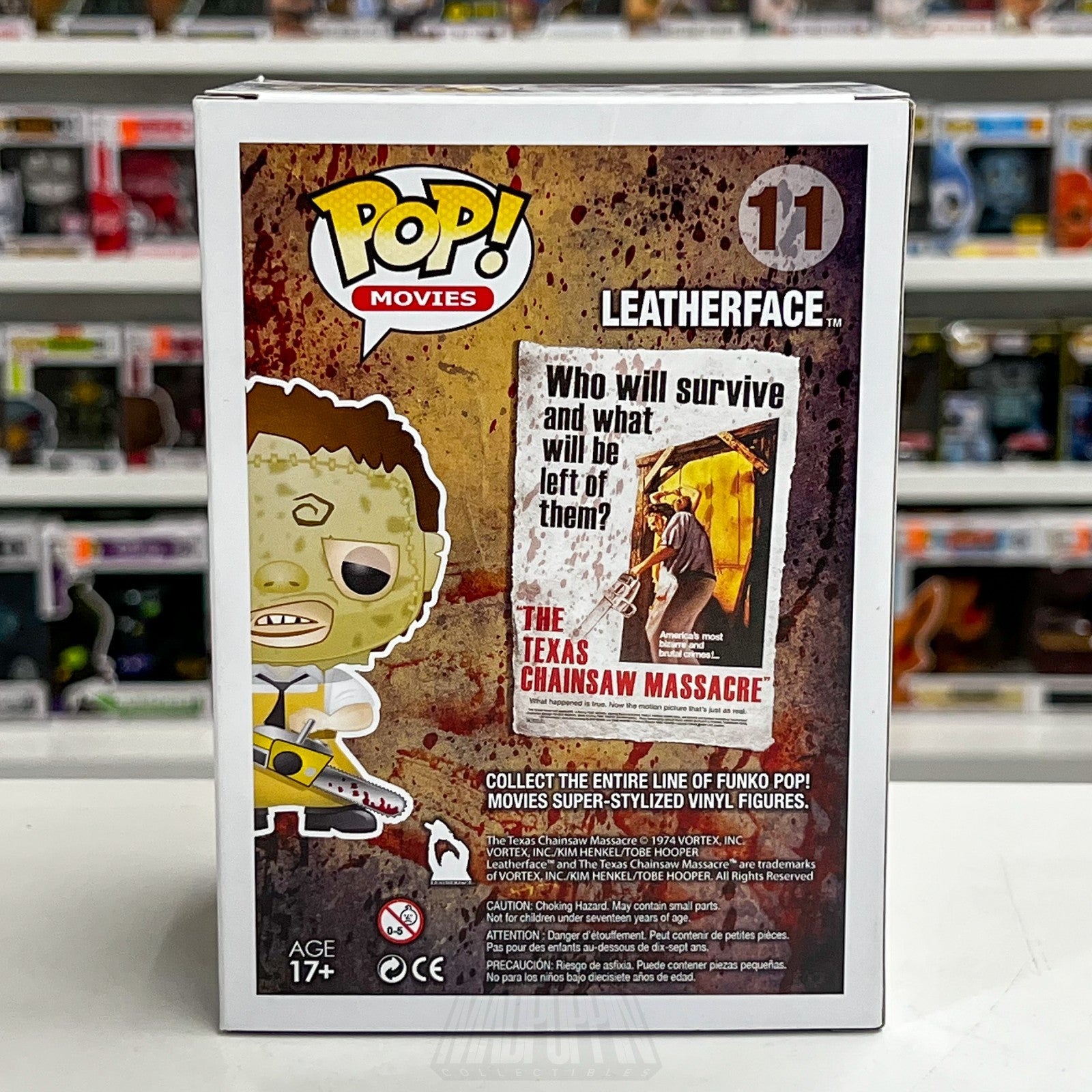 Funko Pop Movies The Texas Chainsaw Massacre Leatherface 11 Horror Vinyl Figure3