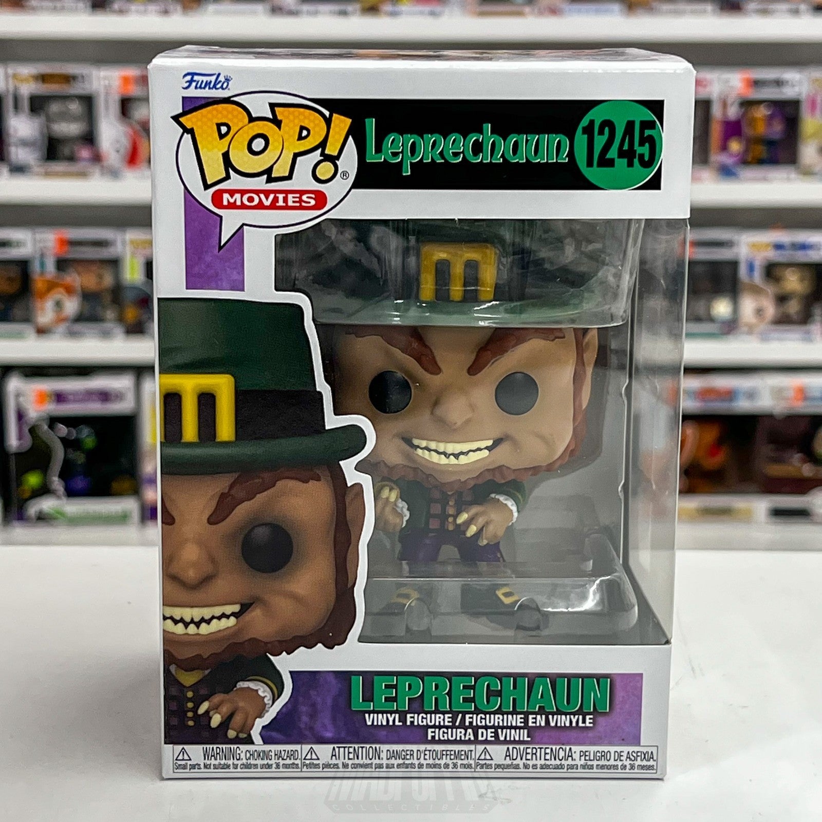Funko Pop Movies Leprechaun 1245 American Horror Comedy Vinyl Figure Collectible0
