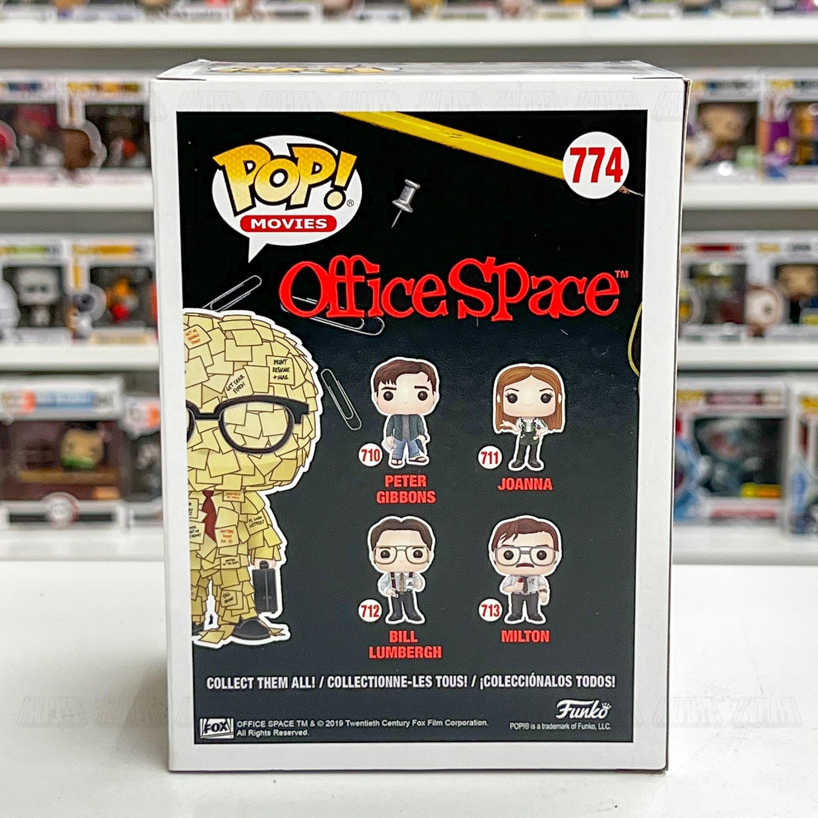 Funko Pop Movies Office Space Sticky Note Man #774 ThinkGeek Exclusive Vinyl