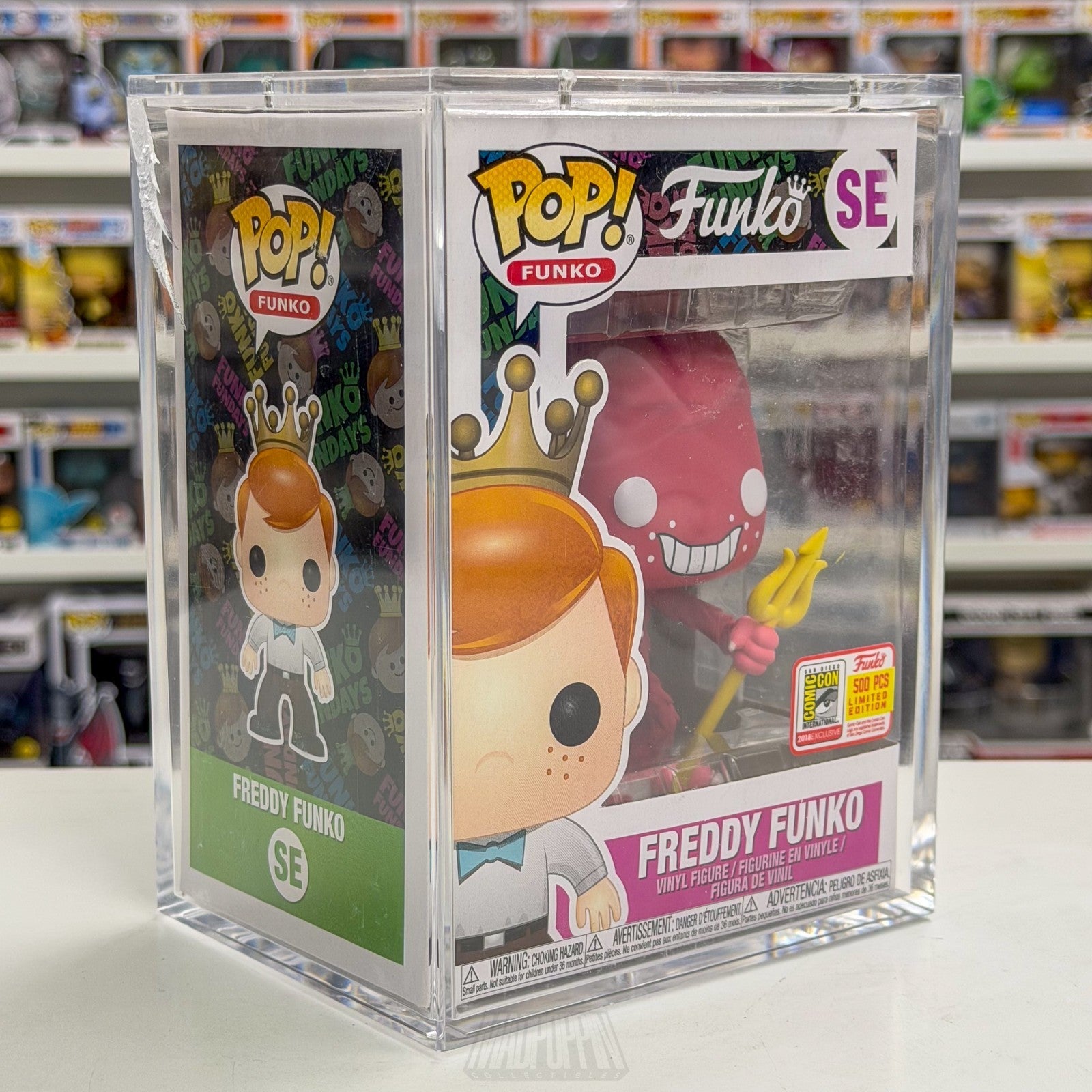 Funko Pop Freddy as Red Devil Cuphead 500 PCS Fundays 2018 SE Toy Vinyl Figure0