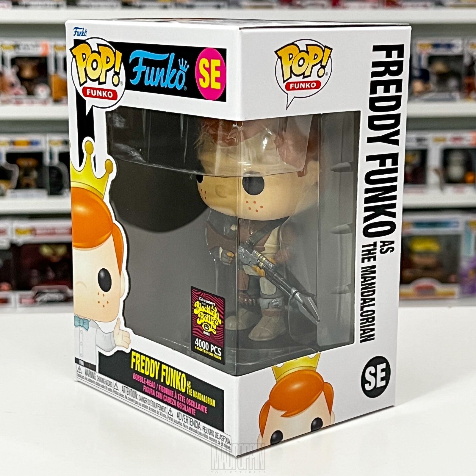 Funko Pop Fundays Blacklight Battle Freddy as Mandalorian Limited 4000 Pcs SE