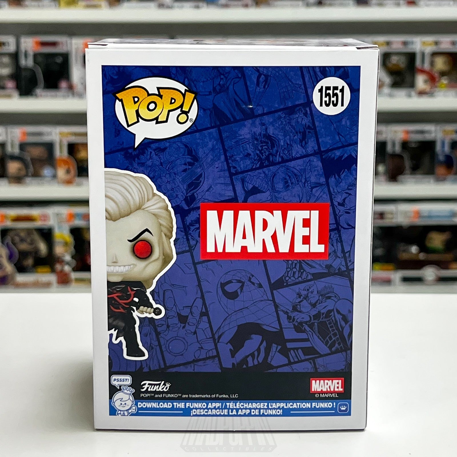 Funko Pop Marvel Knull 1551 NYCC Official Con Sticker Symbiote Venom Carnage Toy