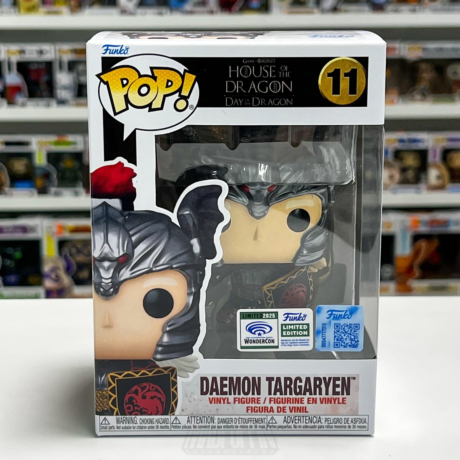 Funko Pop House of the Dragon Daemon Targaryen 11 WonderCon Limited Edition GOT