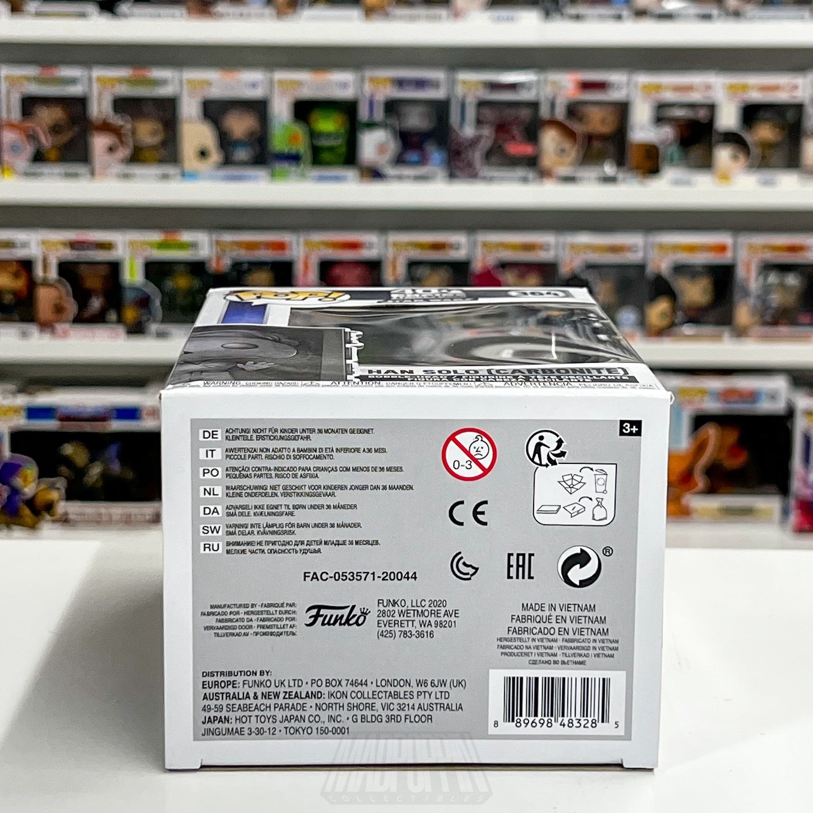 Funko Pop Star Wars Empire Strikes Back 40th Han Solo Carbonite 364 Vinyl Figure7