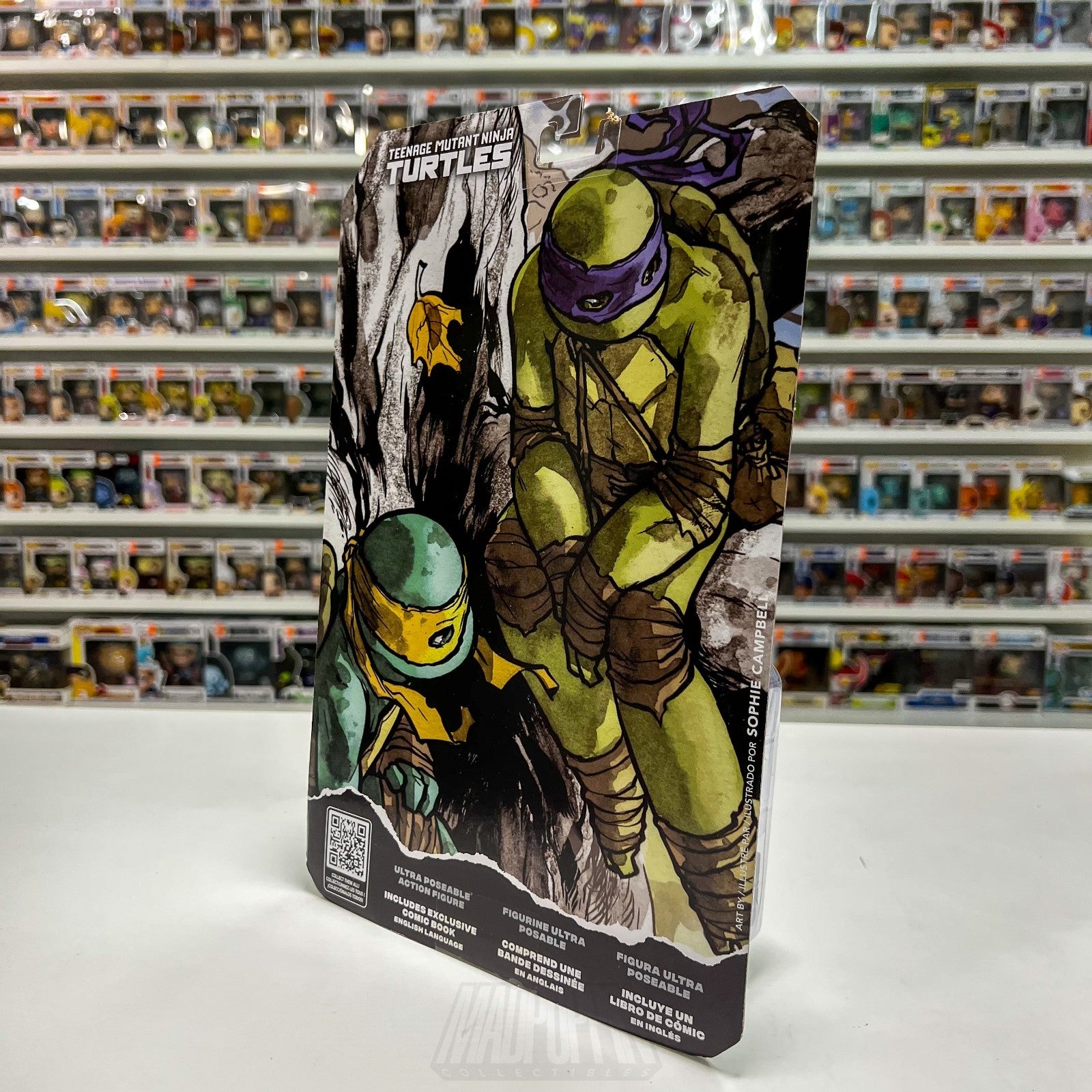 McFarlane Toys TMNT Teenage Mutant Ninja Turtles Donatello Page Punchers Micro