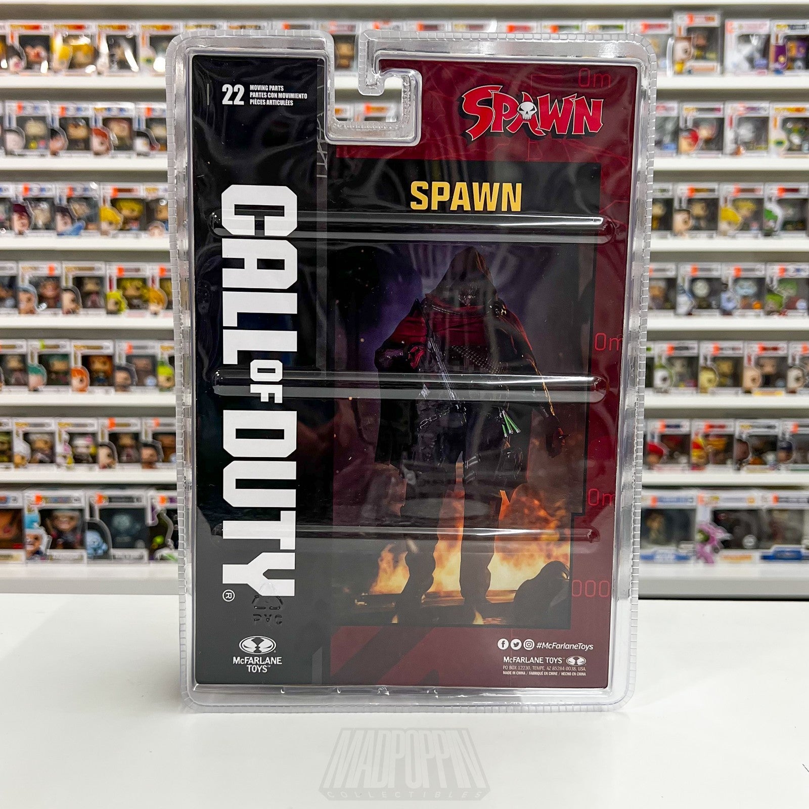 McFarlane Toys Burned Spawn Call of Duty COD 7 Inch Action Figure Comic Book