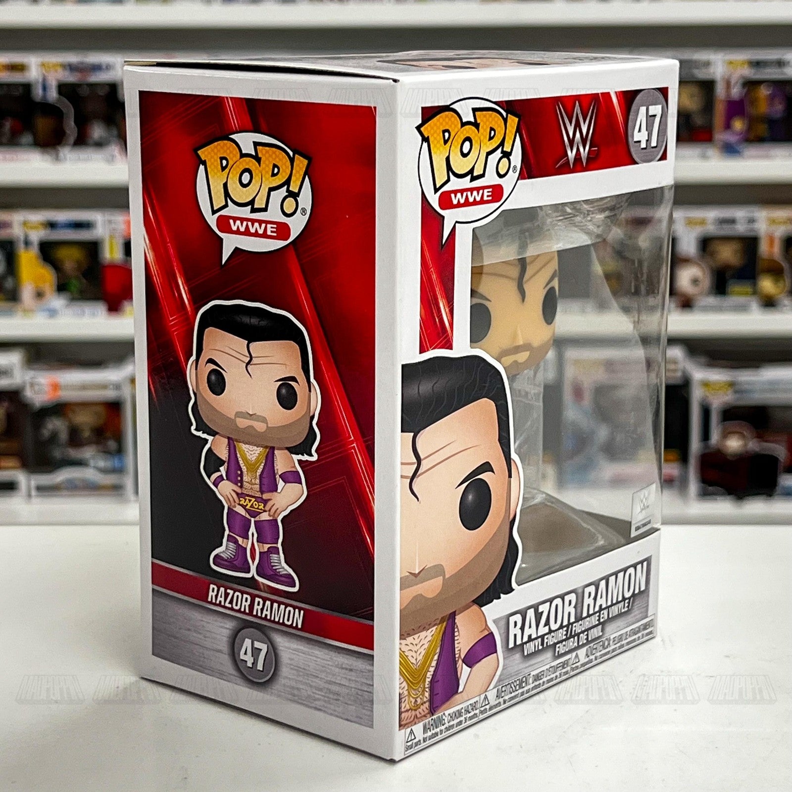 Funko Pop WWE Razor Ramon #47 Vinyl Figure Collectible Wrestling NIB 2017 New